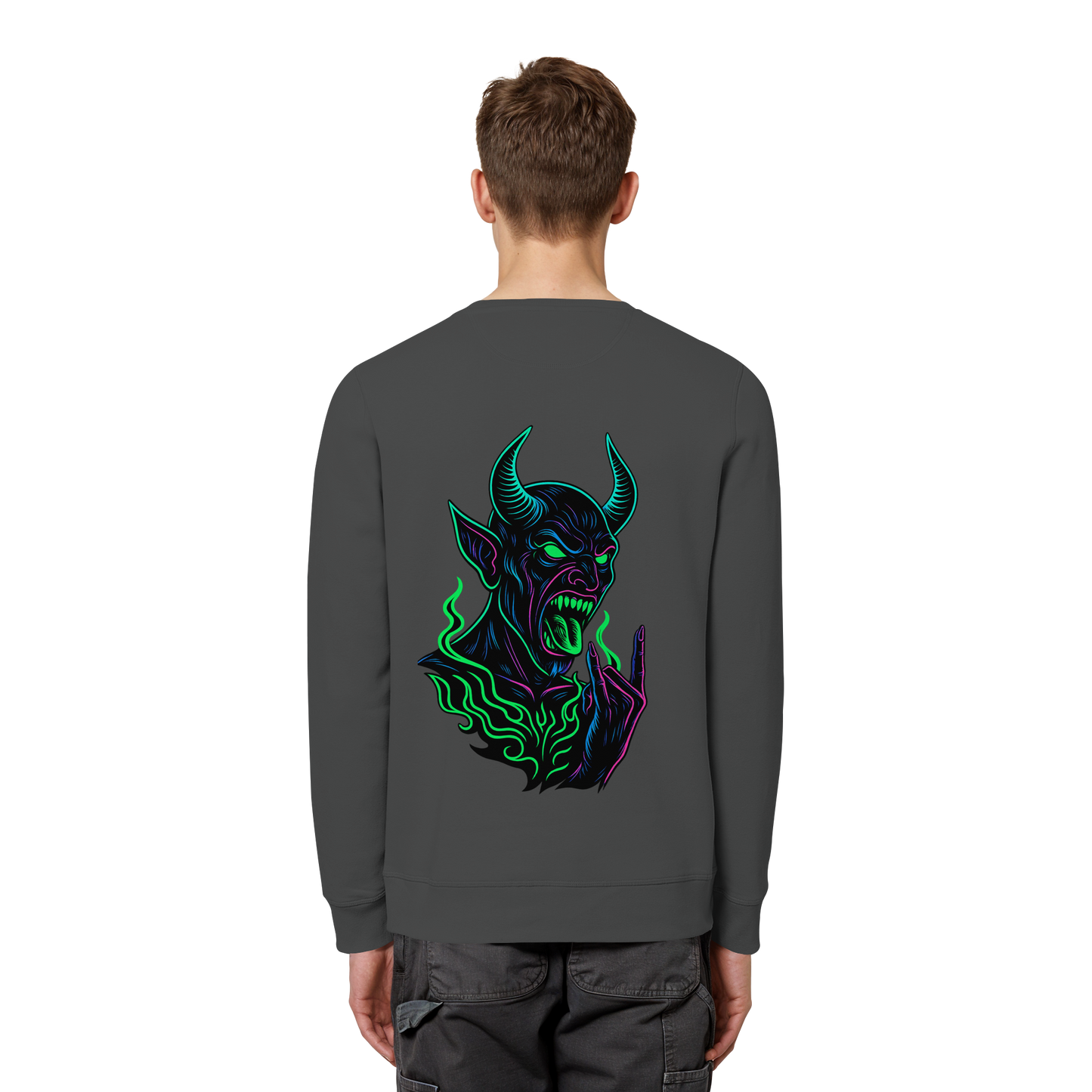 Neon Hellfire - Organic Sweatshirt