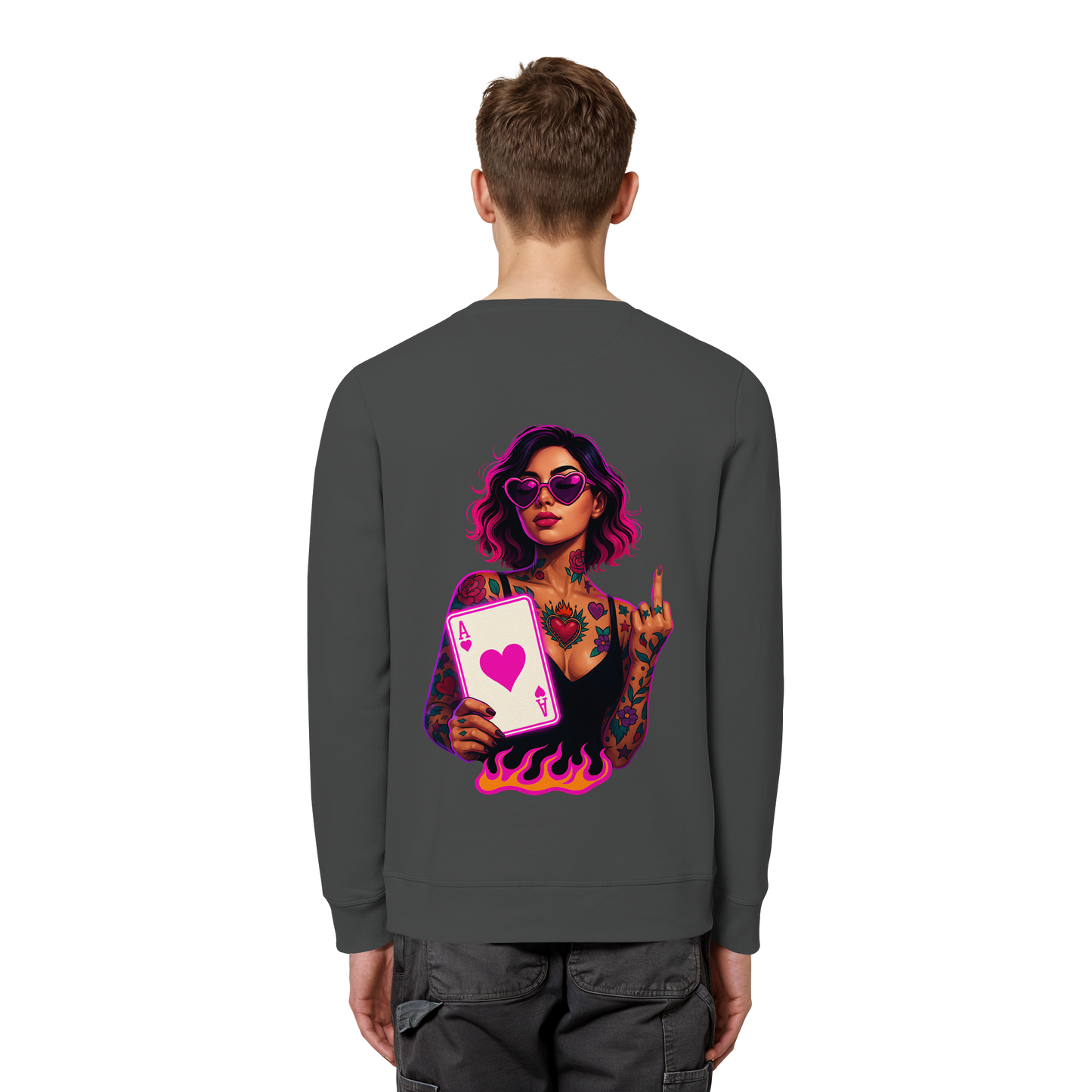 Queen of Hearts - Organic Sweatshirt