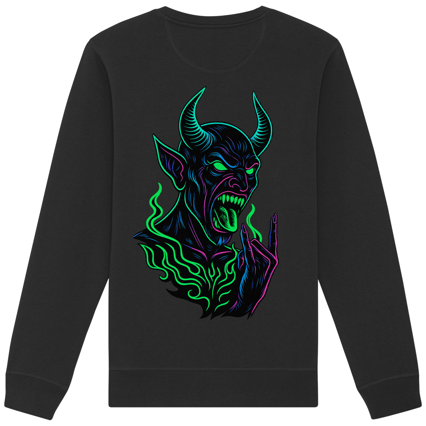 Neon Hellfire - Organic Sweatshirt