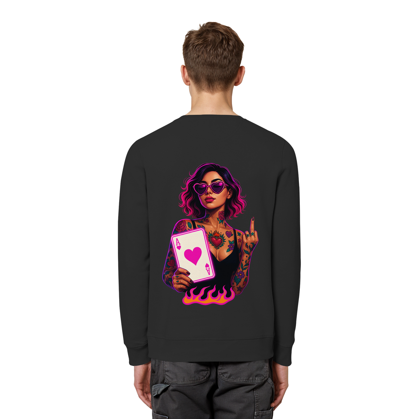 Queen of Hearts - Organic Sweatshirt