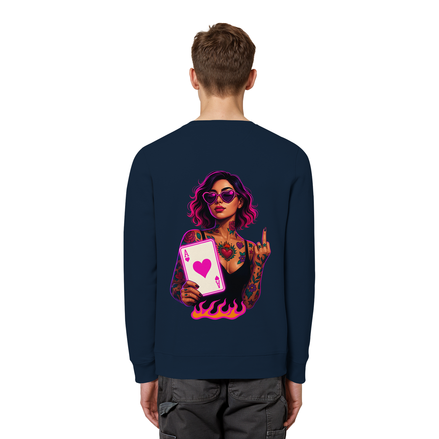 Queen of Hearts - Organic Sweatshirt