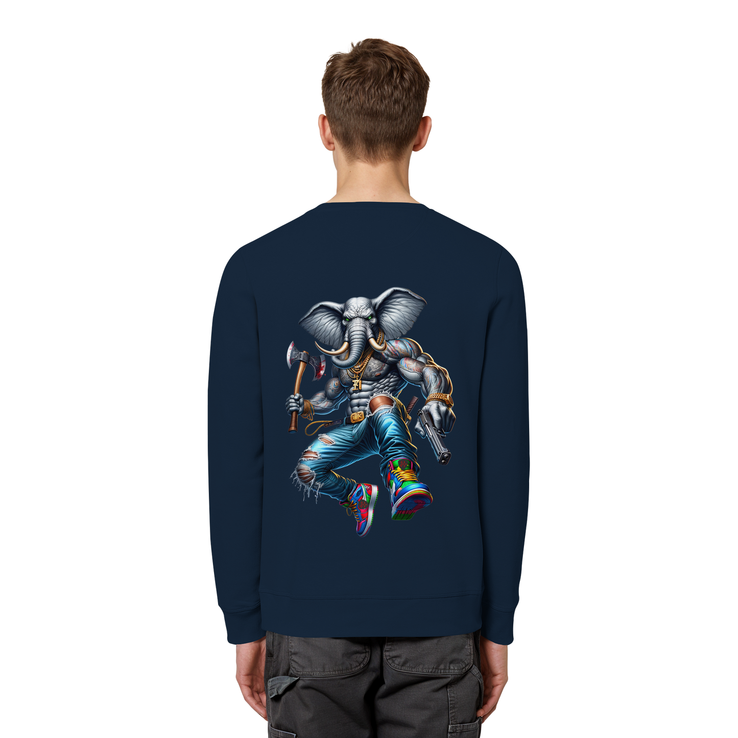 Elephant Warrior - Organic Sweatshirt