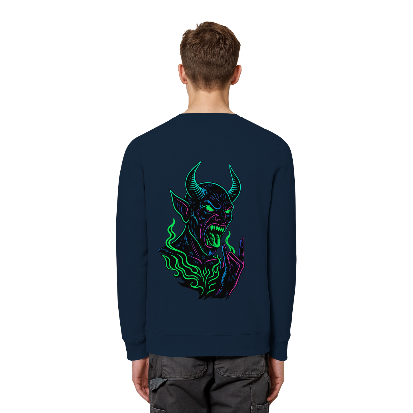 Neon Hellfire - Organic Sweatshirt