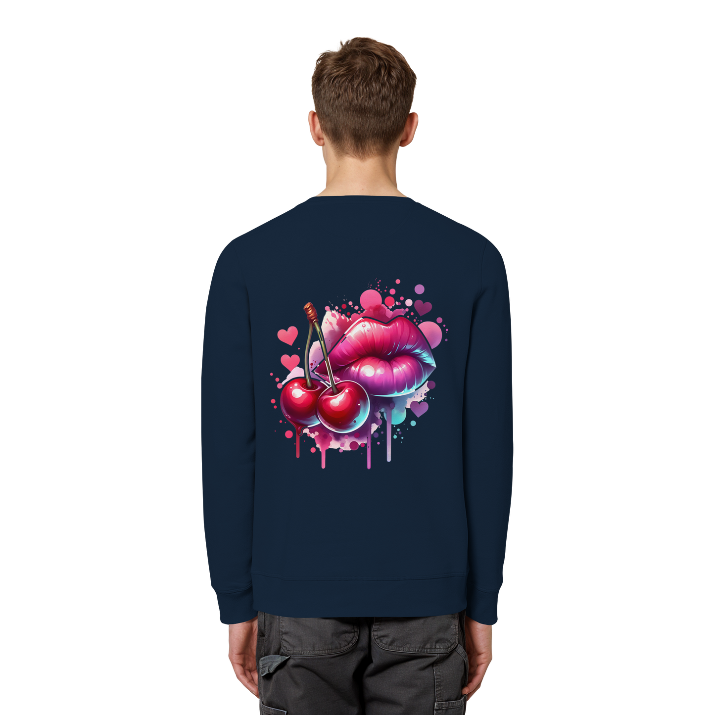 Cherry Kisses - Organic Sweatshirt