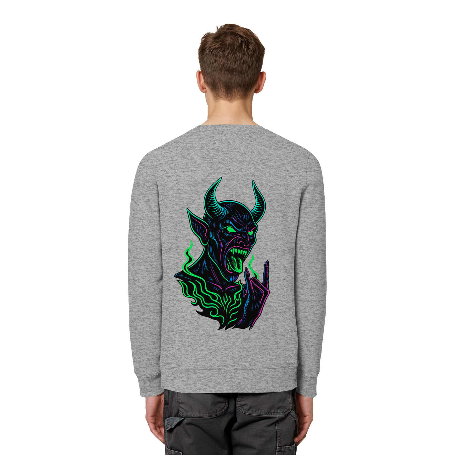 Neon Hellfire - Organic Sweatshirt