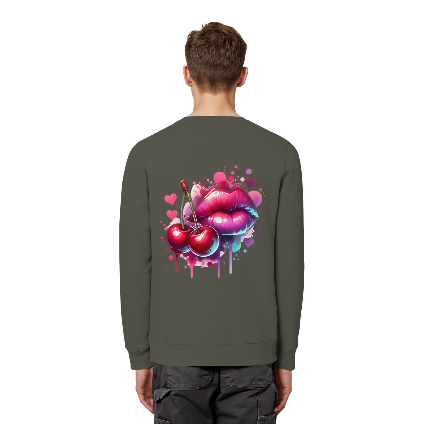 Cherry Kisses - Organic Sweatshirt