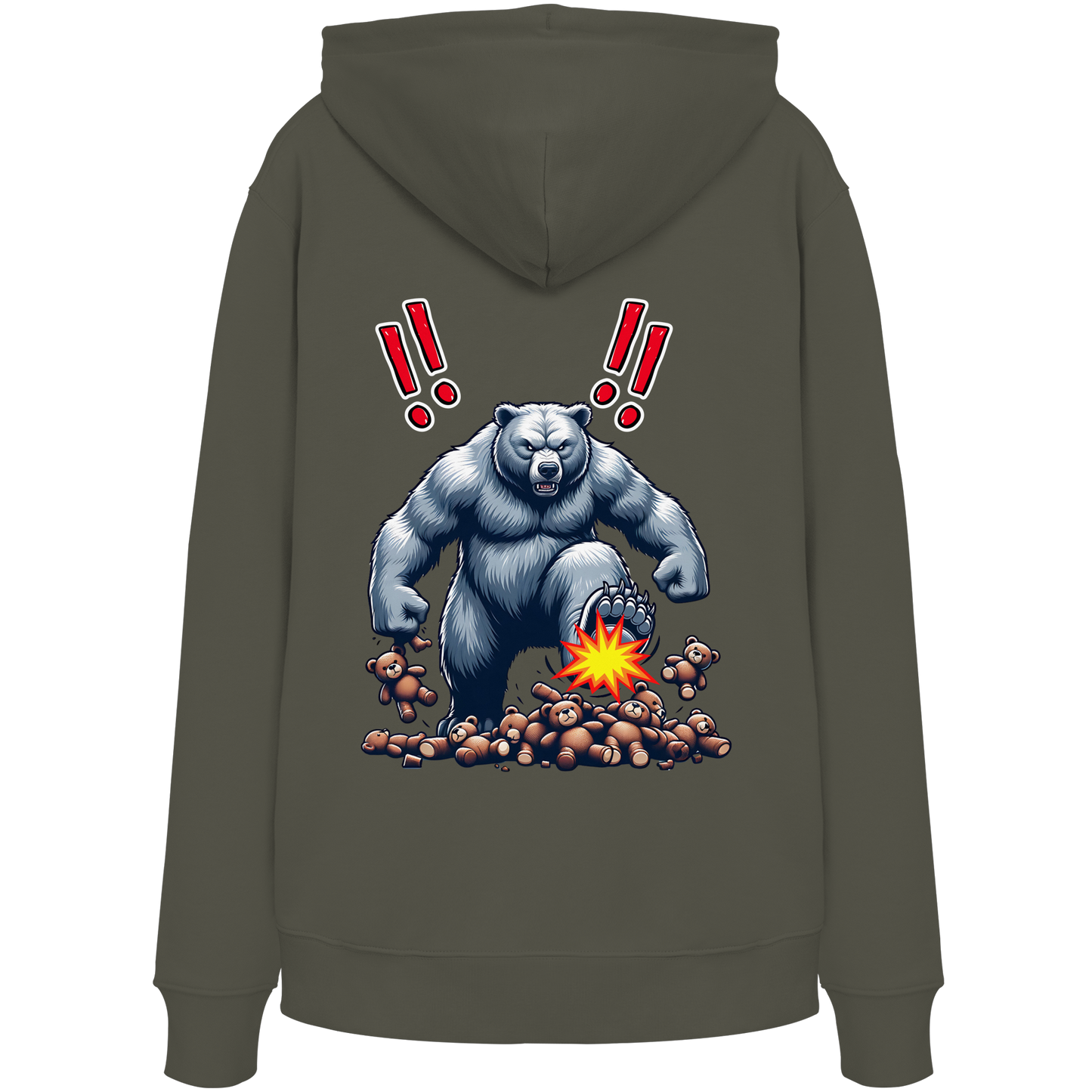 Teddy Terror - Organic Hoodie