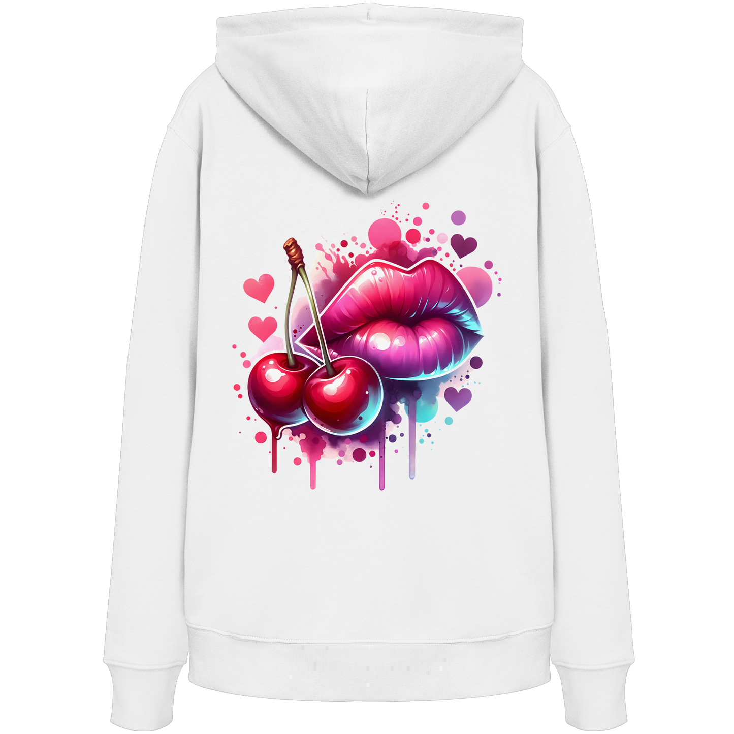 Cherry Kisses - Organic Hoodie