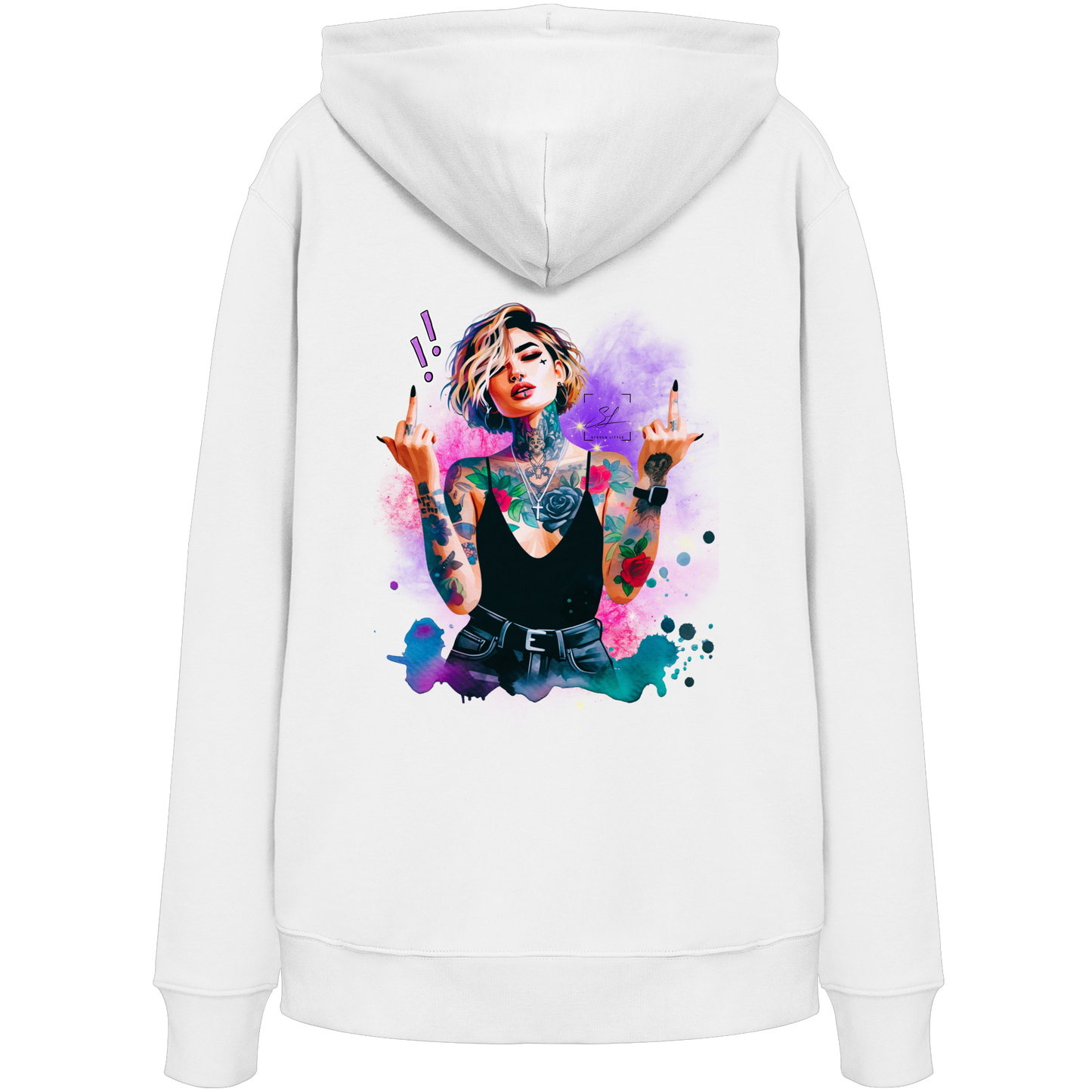 Rebel Rose - Organic Hoodie