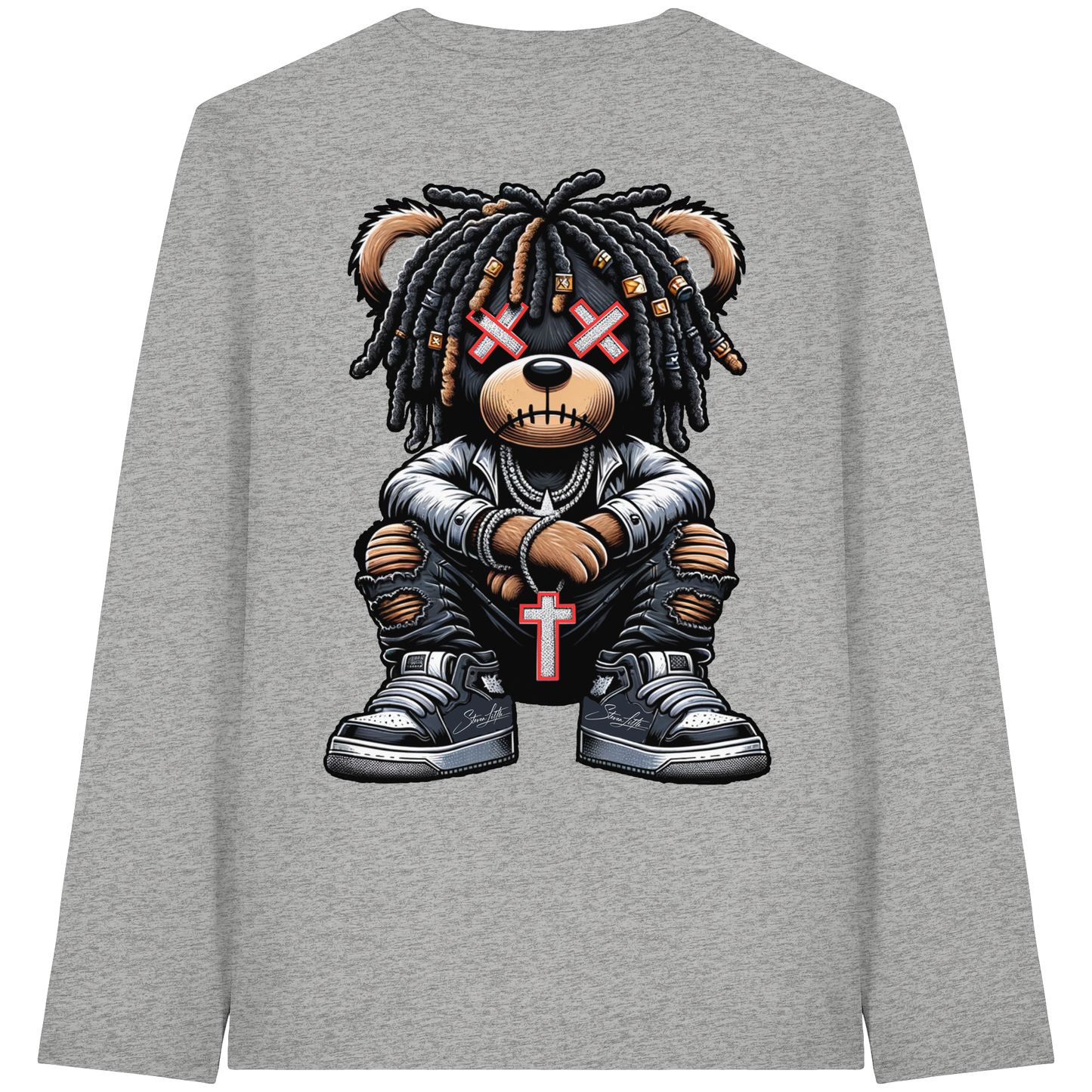 Bad Ass Teddy - Organic Longsleeve