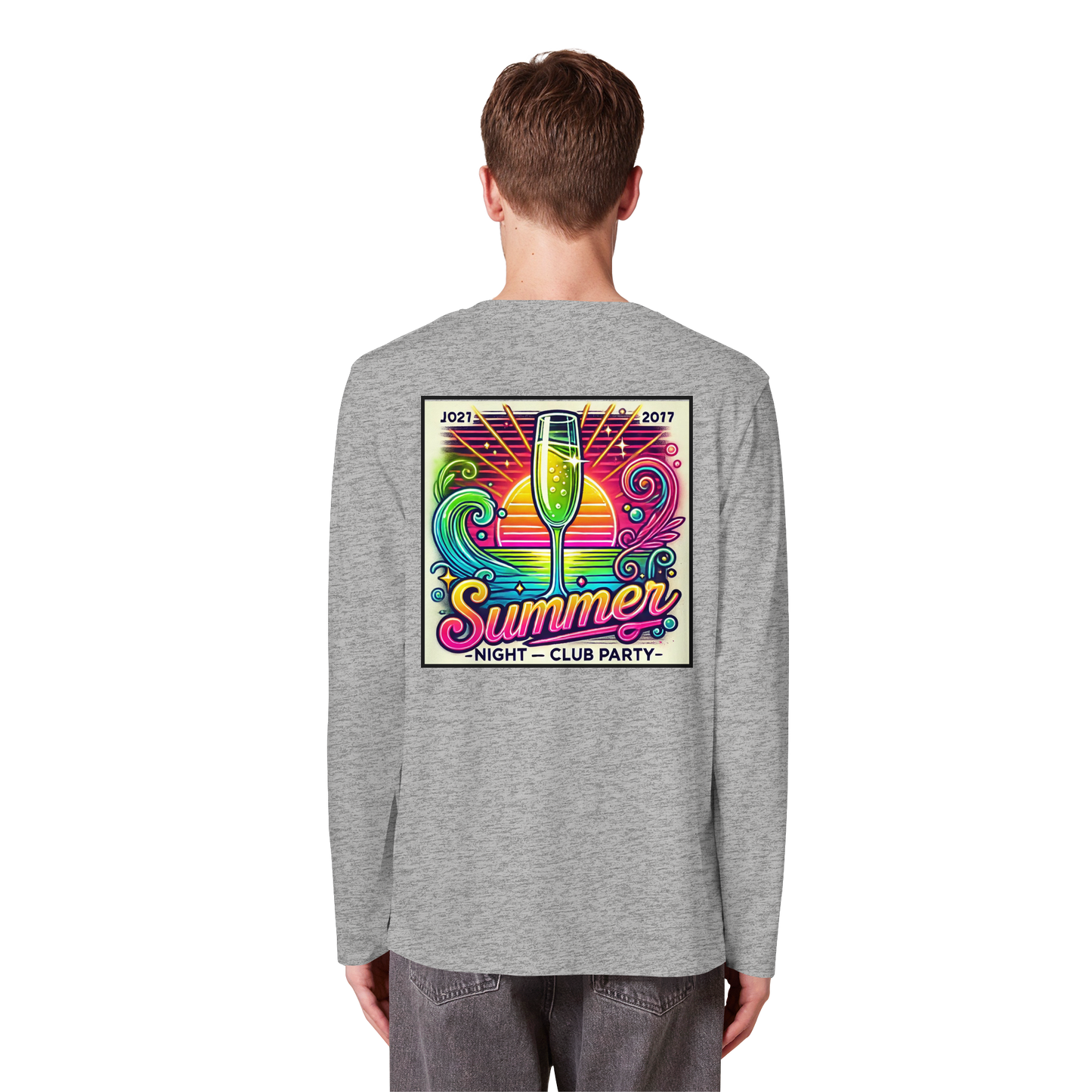 Summer Party Vibes - Organic Longsleeve