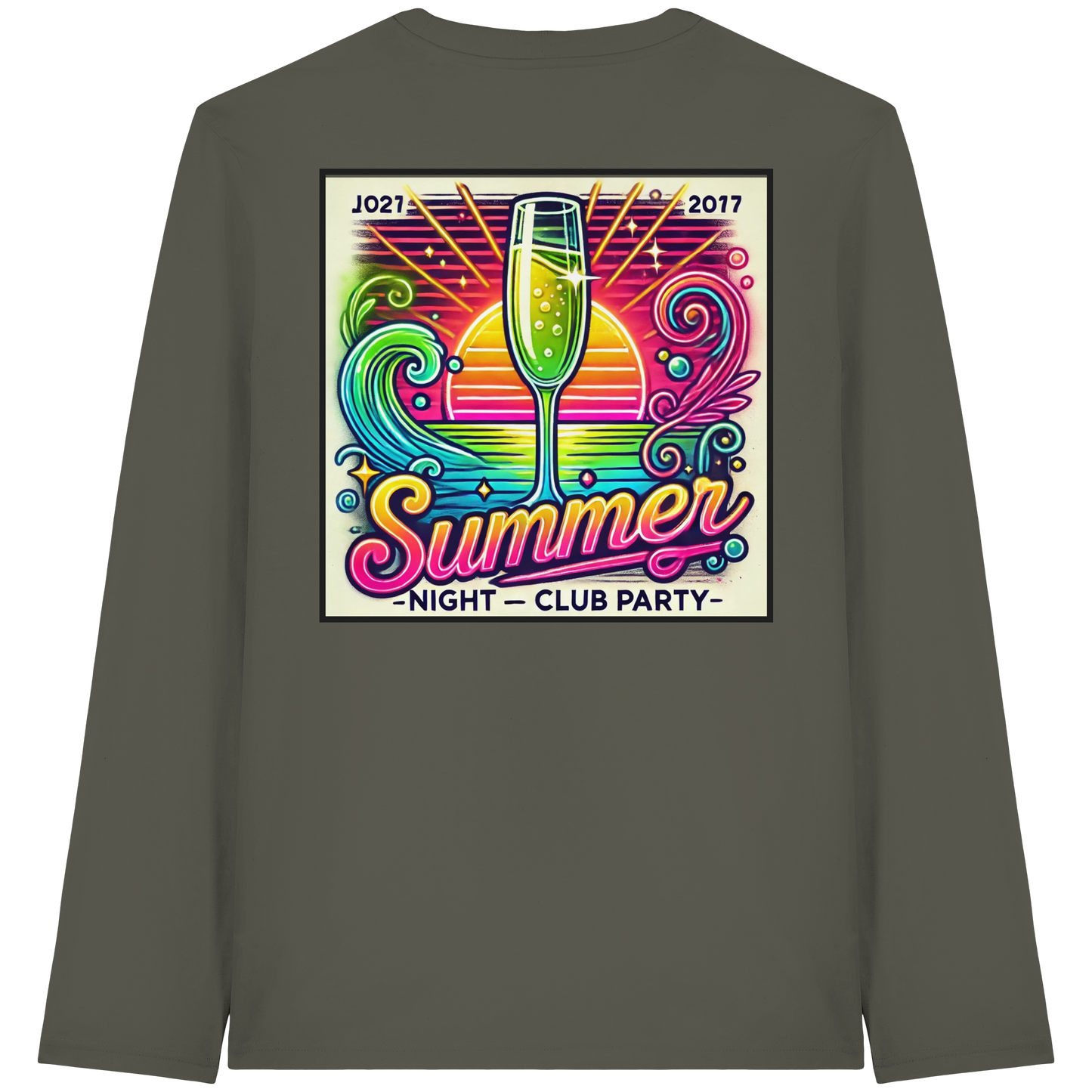 Summer Party Vibes - Organic Longsleeve
