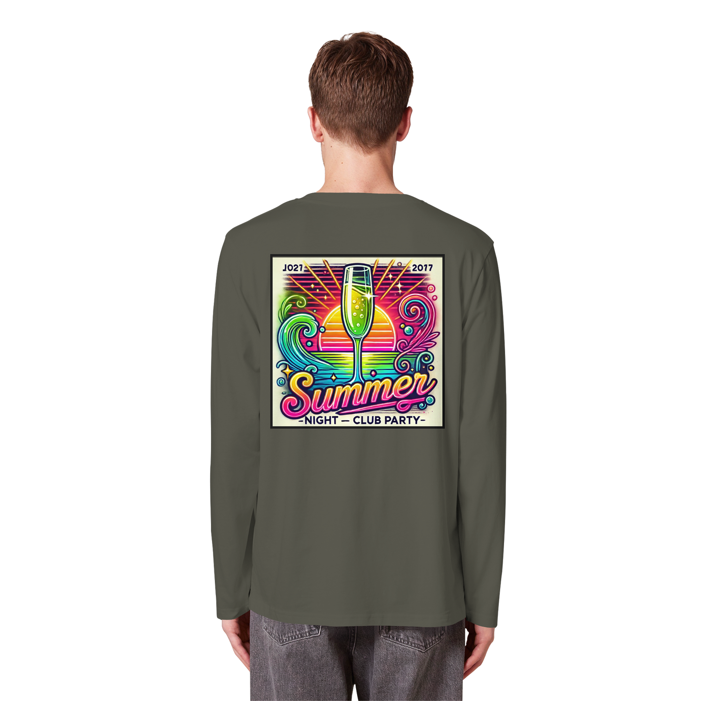 Summer Party Vibes - Organic Longsleeve