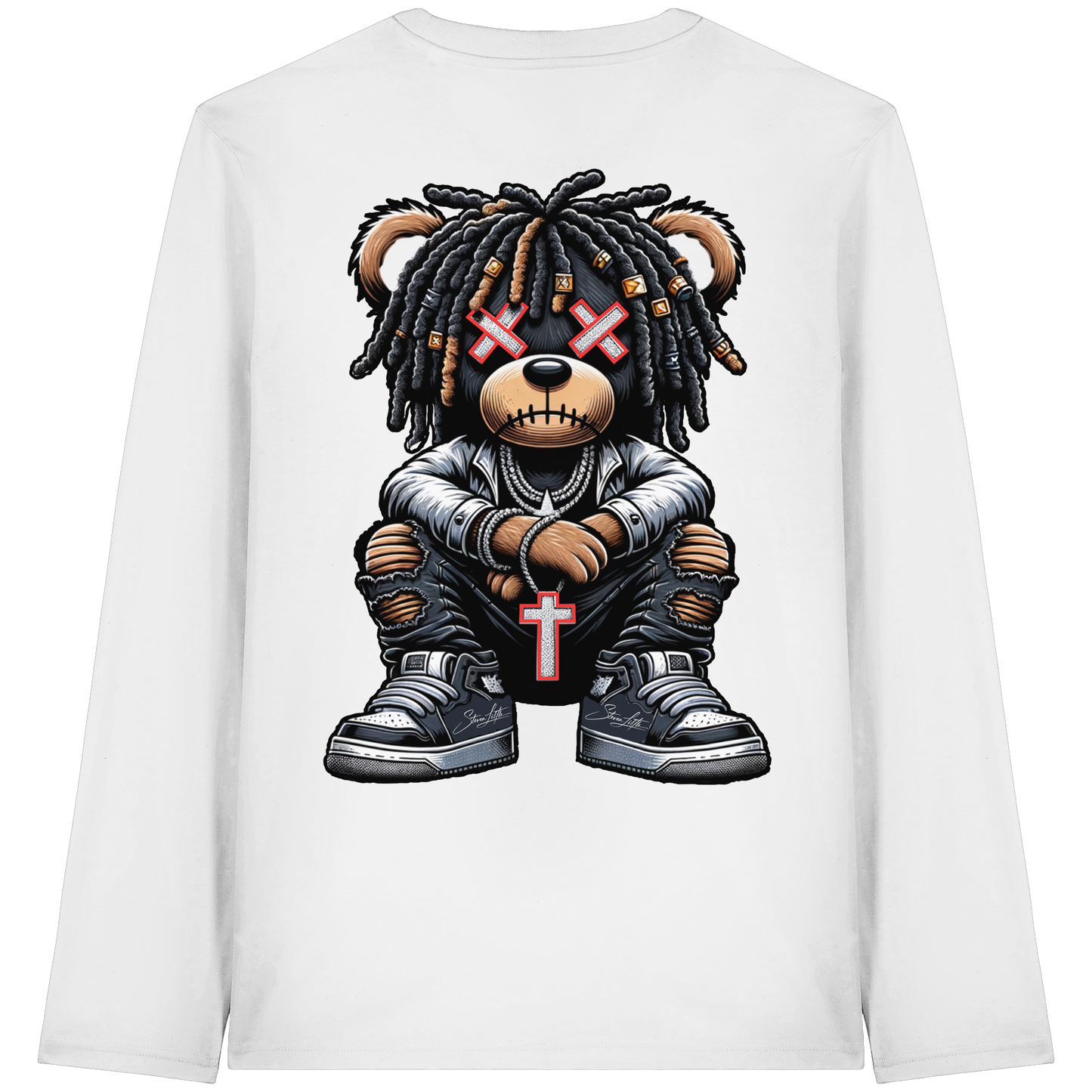 Bad Ass Teddy - Organic Longsleeve