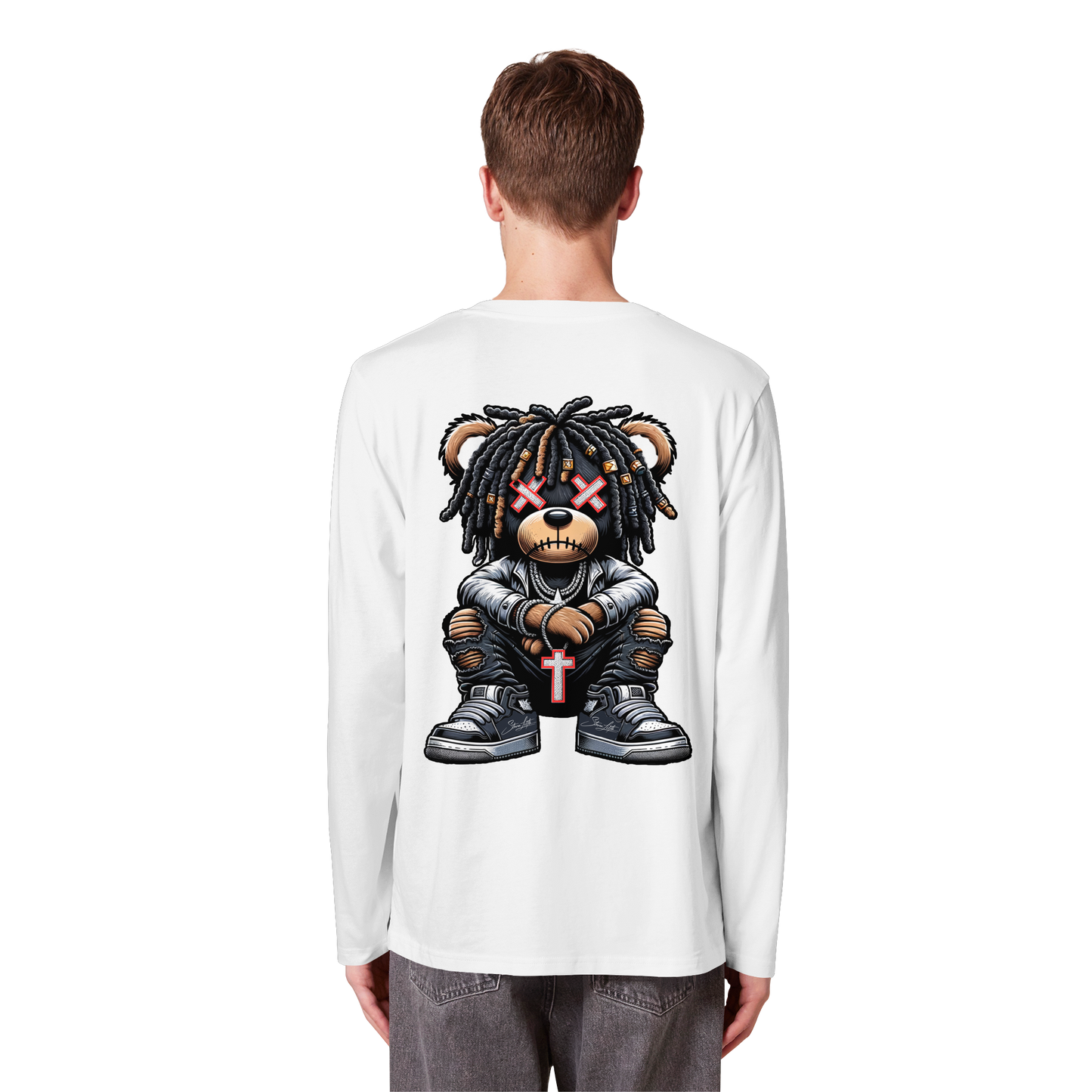 Bad Ass Teddy - Organic Longsleeve