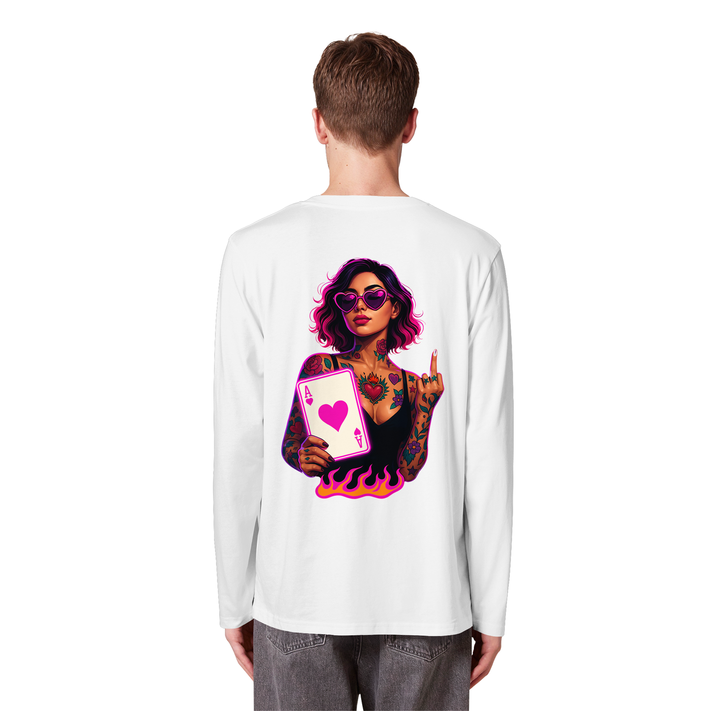 Queen of Hearts - Organic Longsleeve