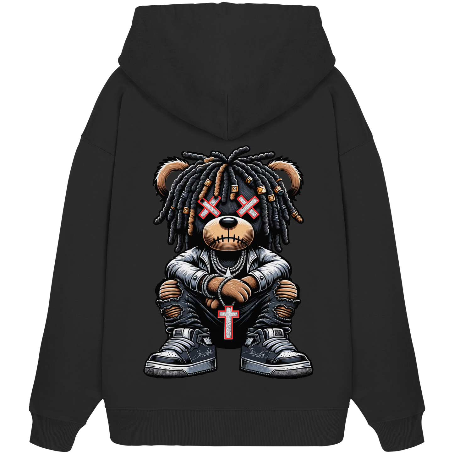 Bad Ass Teddy - Organic Oversize Hoodie