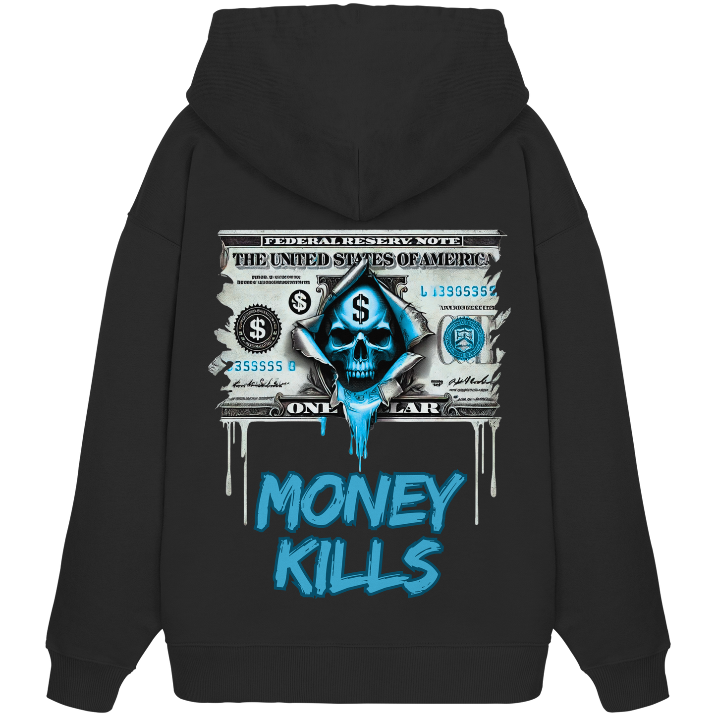 Money Kills - Organic Oversize Hoodie