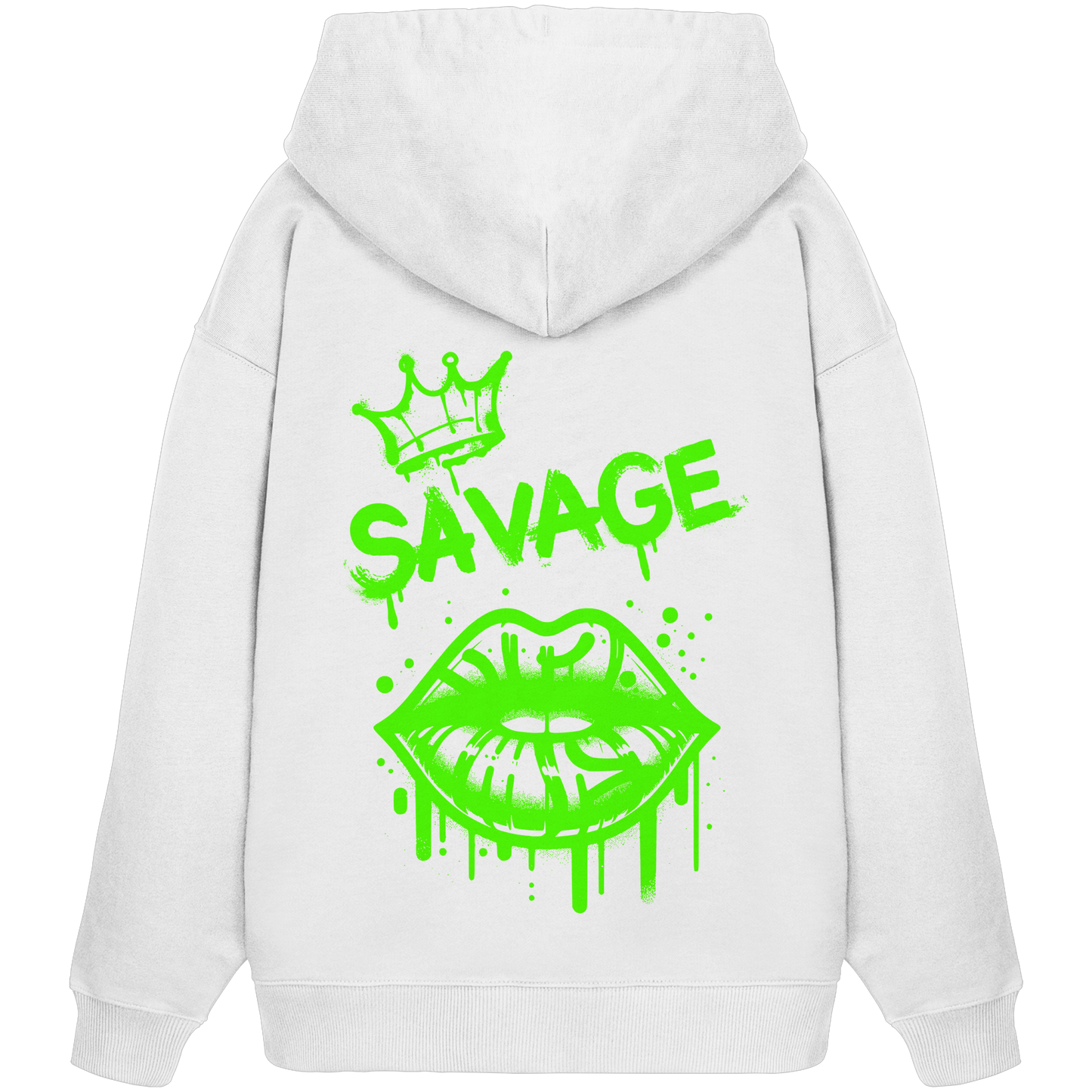 Kiss of Attitude - Organic Oversize Hoodie
