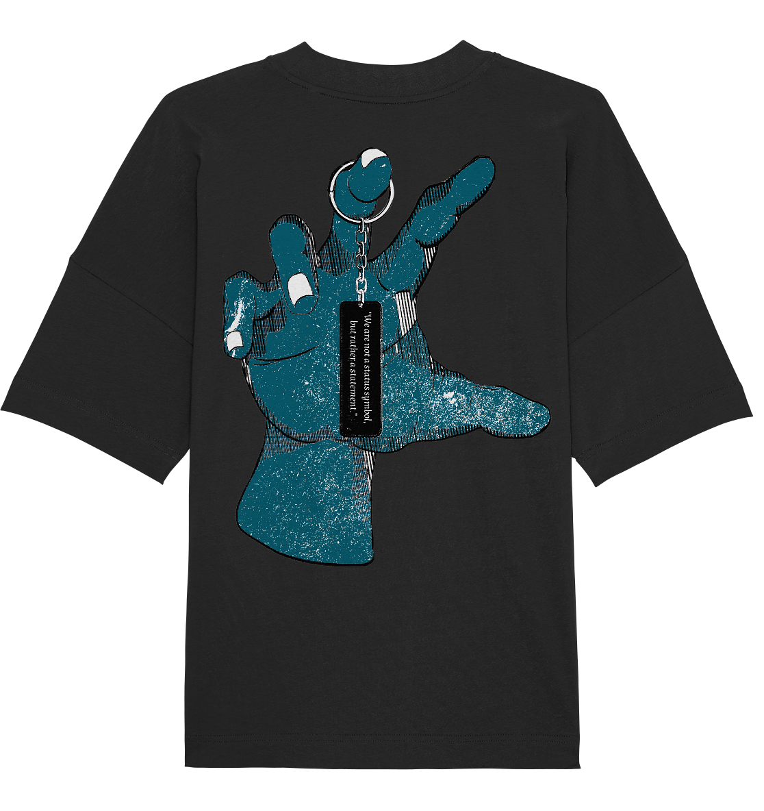 Statement Hand - Organic Oversize Shirt