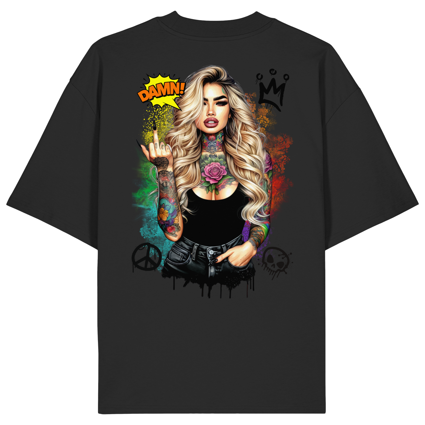 Ink Queen - Organic Oversize Shirt