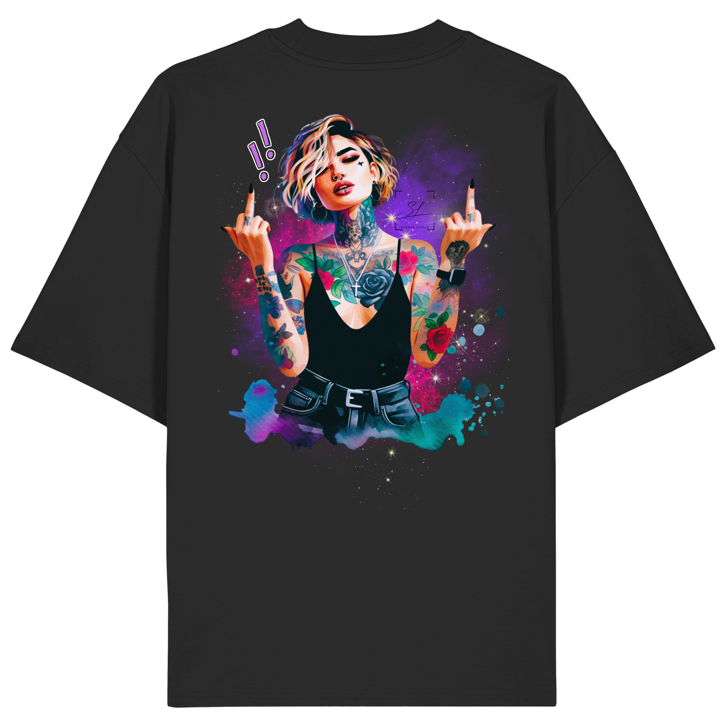 Rebel Rose - Organic Oversize Shirt
