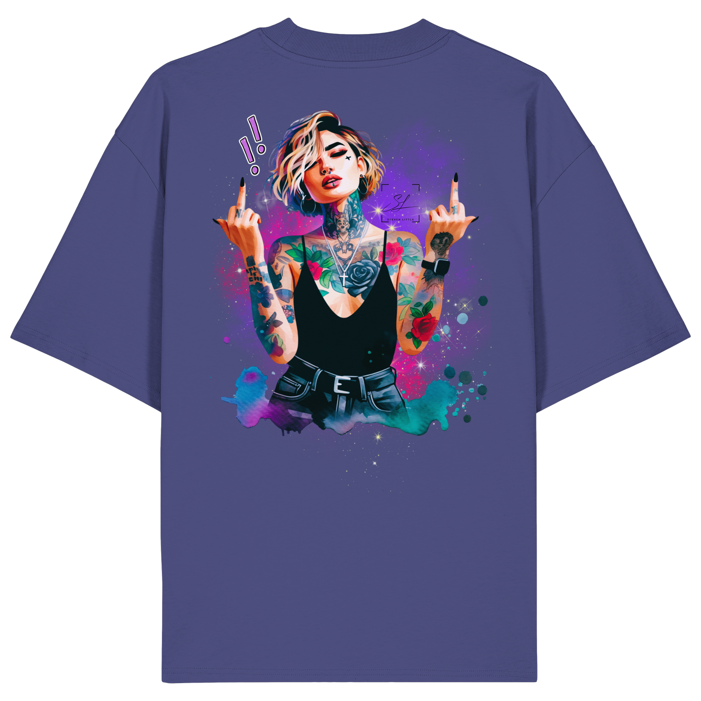 Rebel Rose - Organic Oversize Shirt