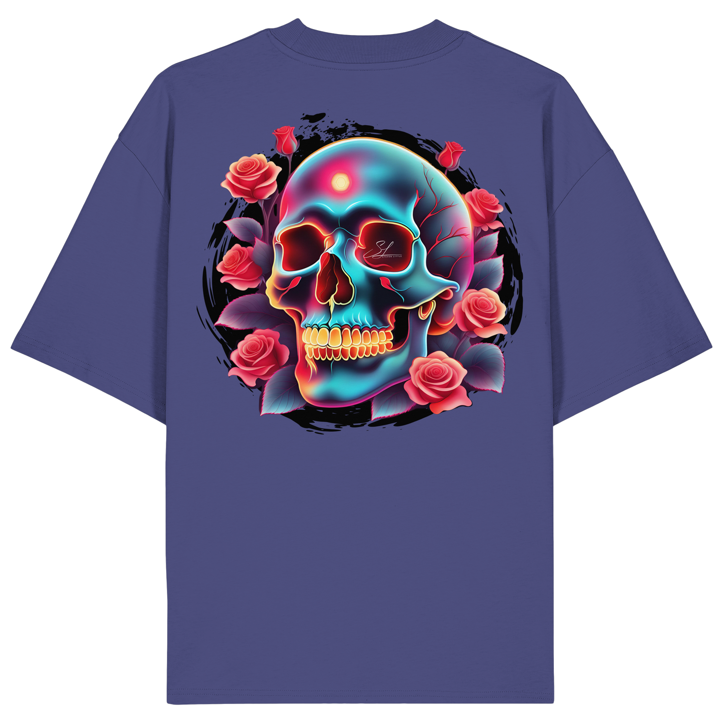 Glow Skull - Organic Oversize Shirt