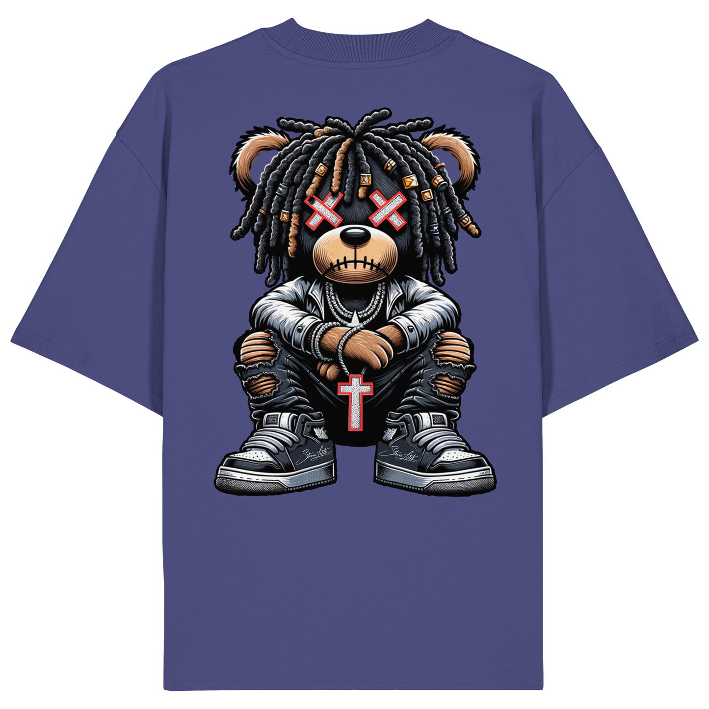 Bad Ass Teddy - Organic Oversize Shirt