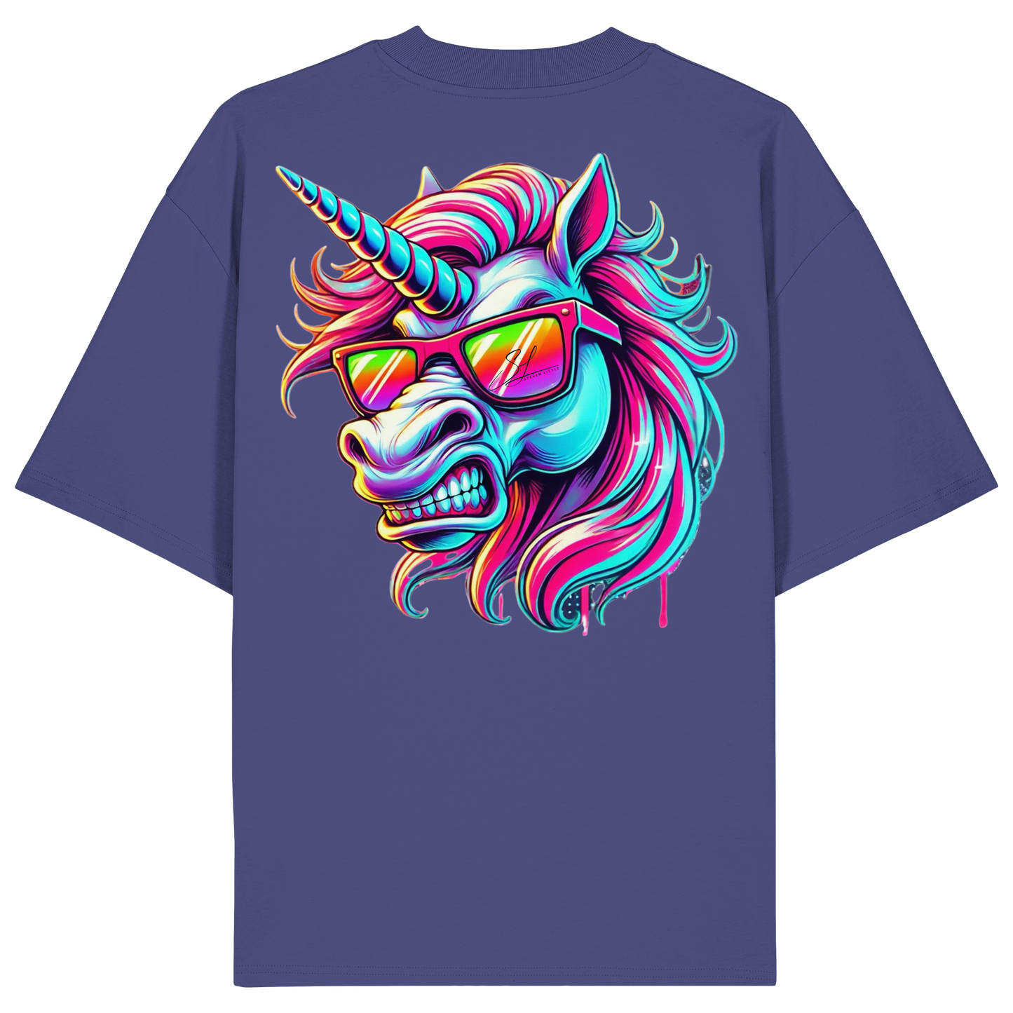 Funky Unicorn - Organic Oversize Shirt