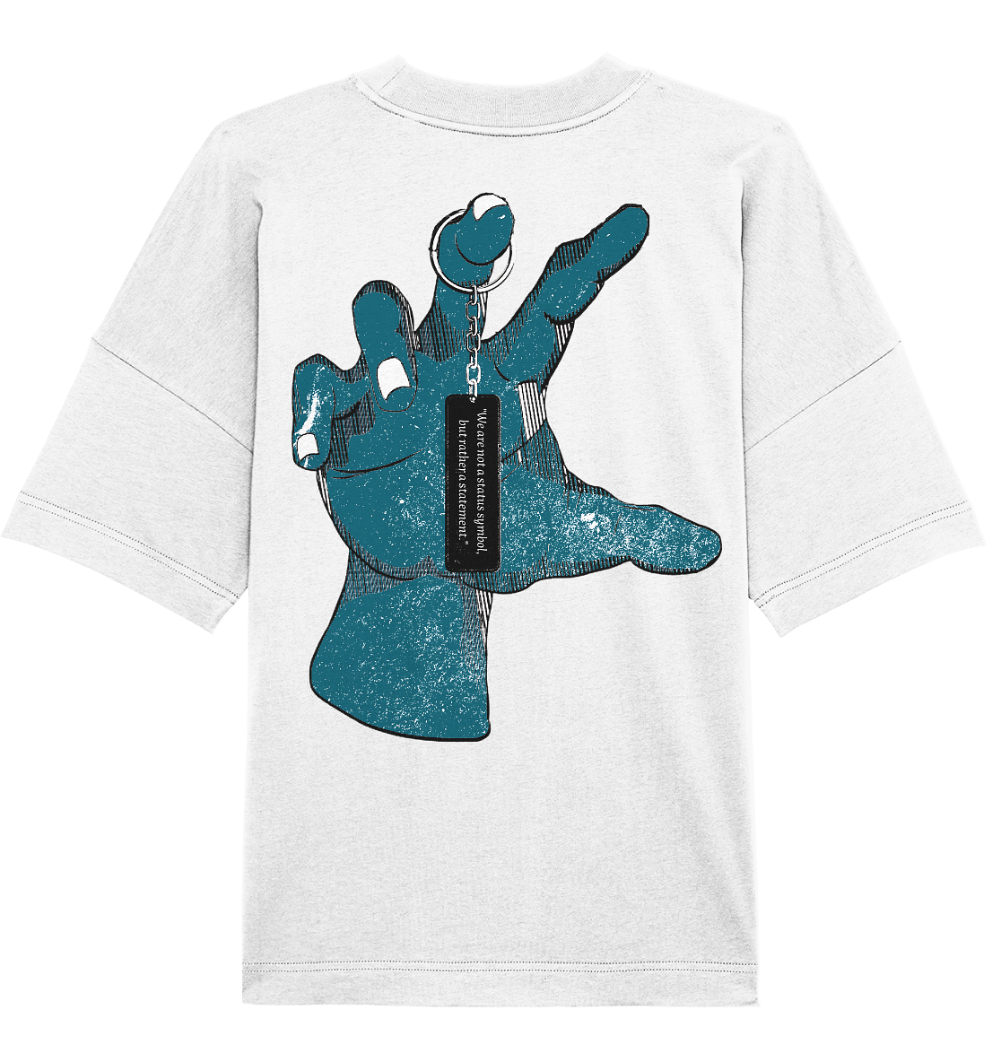 Statement Hand - Organic Oversize Shirt
