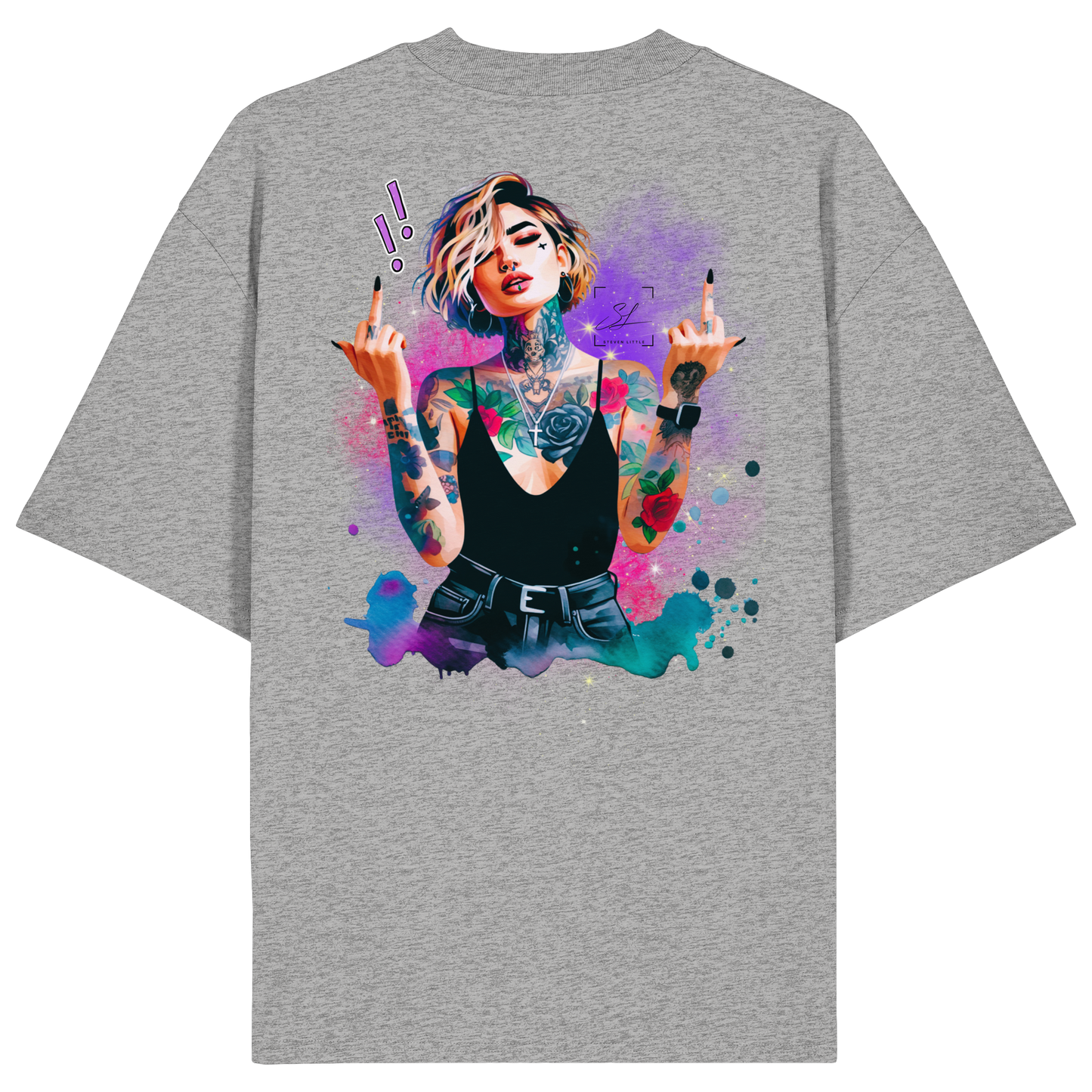 Rebel Rose - Organic Oversize Shirt