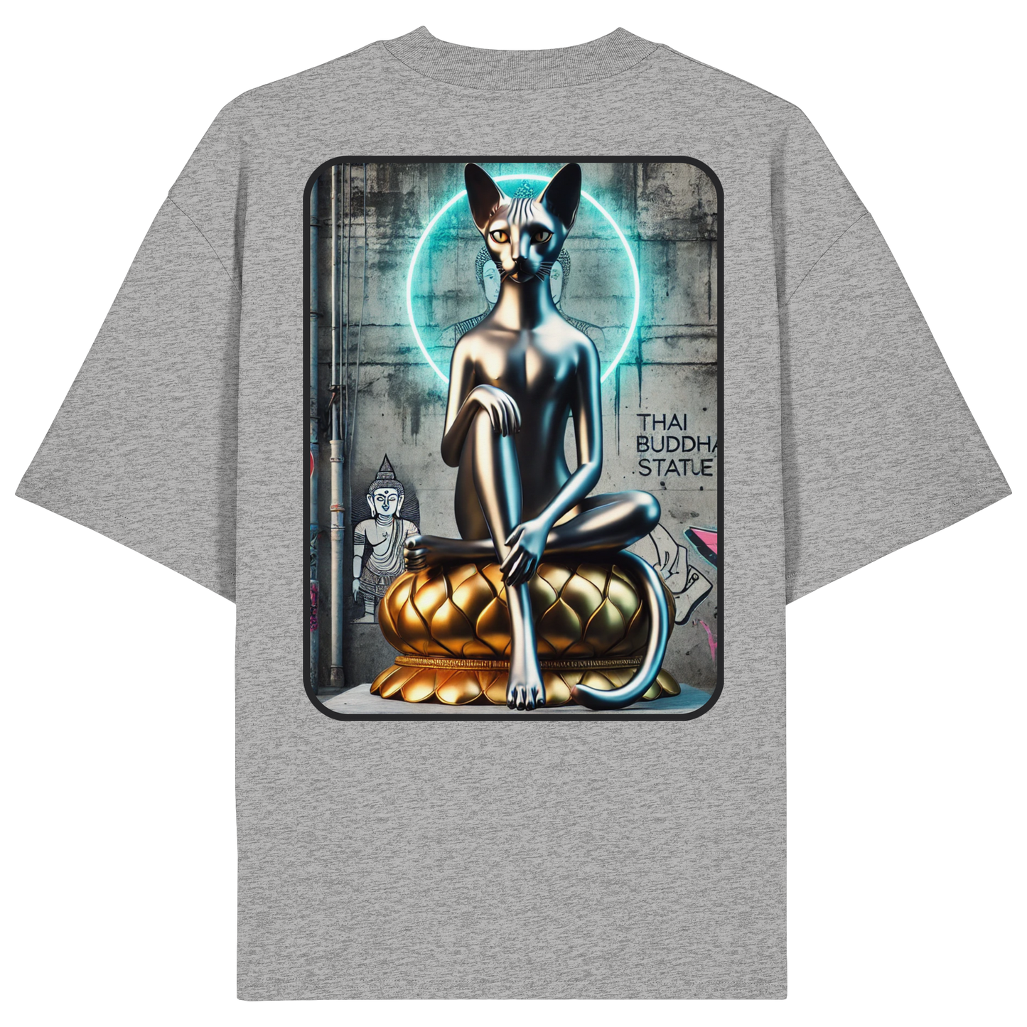 Mystic Cat - Organic Oversize Shirt