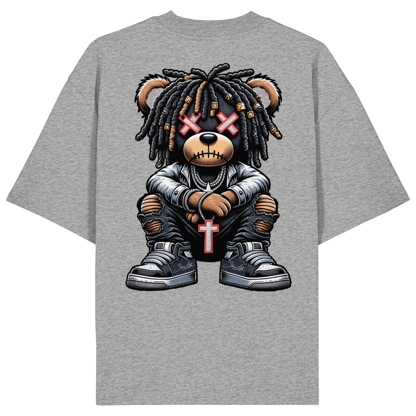 Bad Ass Teddy - Organic Oversize Shirt