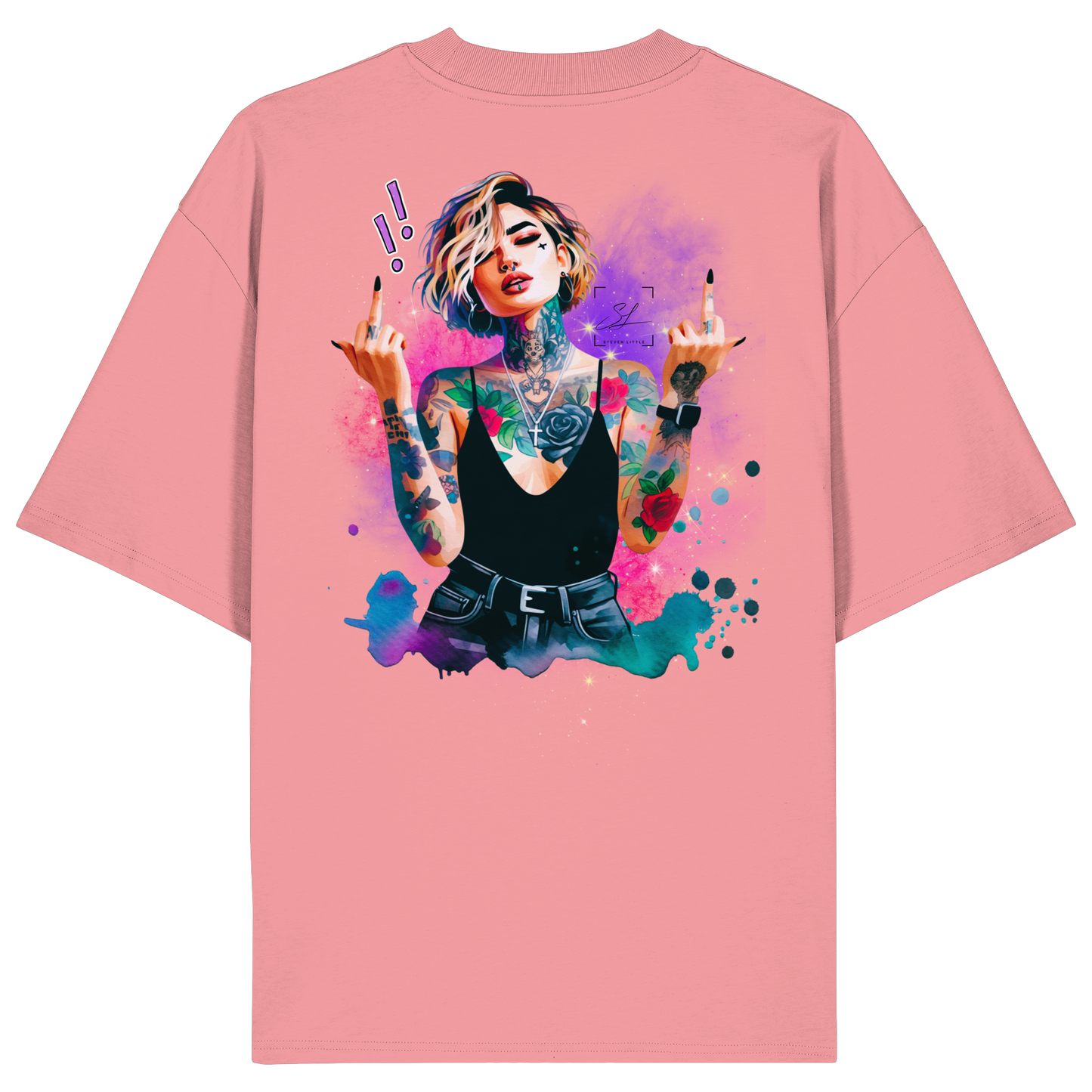 Rebel Rose - Organic Oversize Shirt