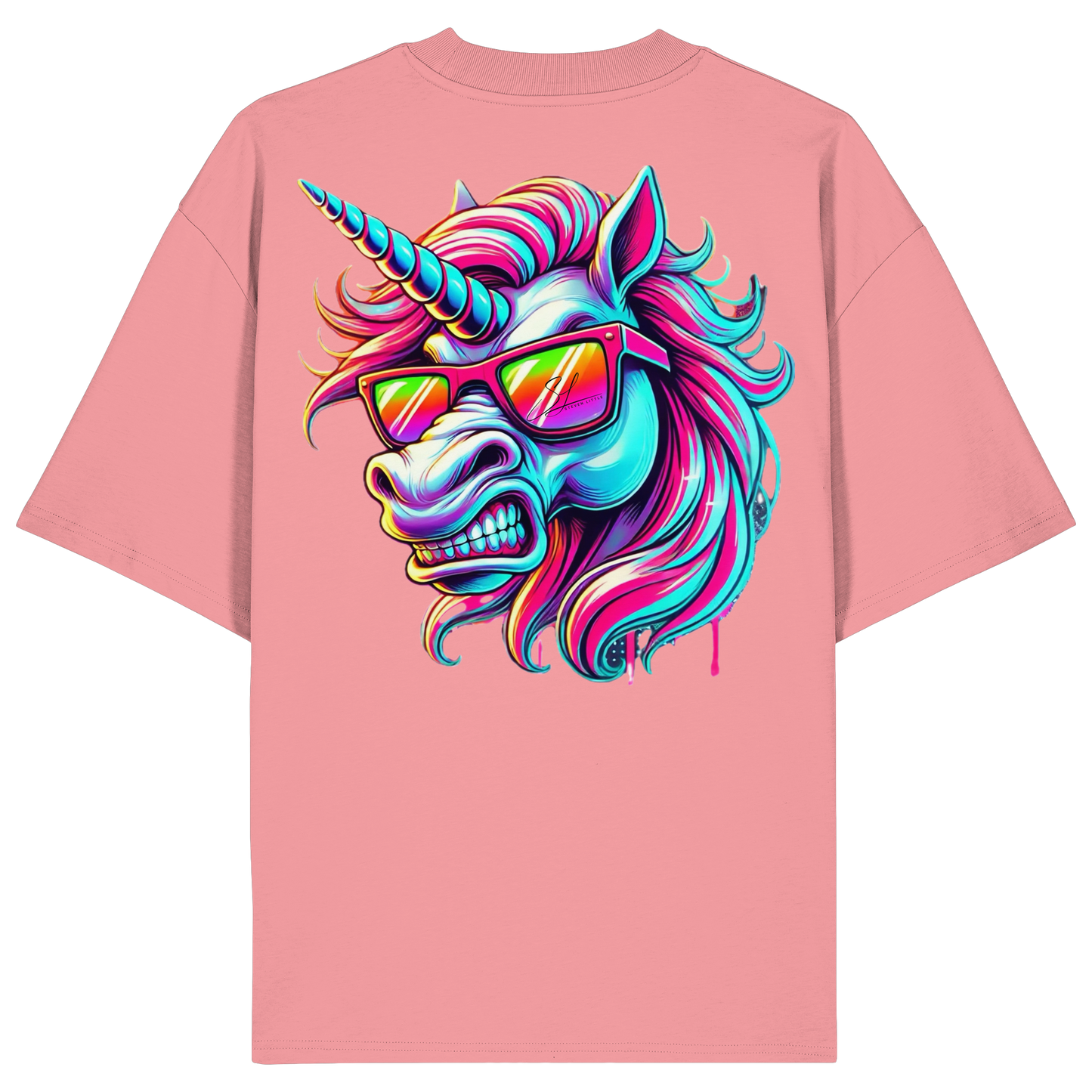 Funky Unicorn - Organic Oversize Shirt