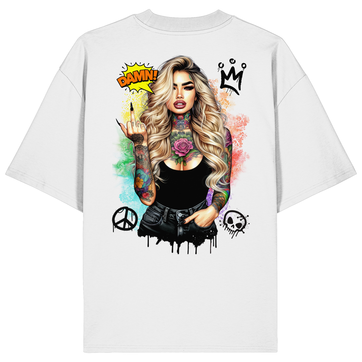 Ink Queen - Organic Oversize Shirt
