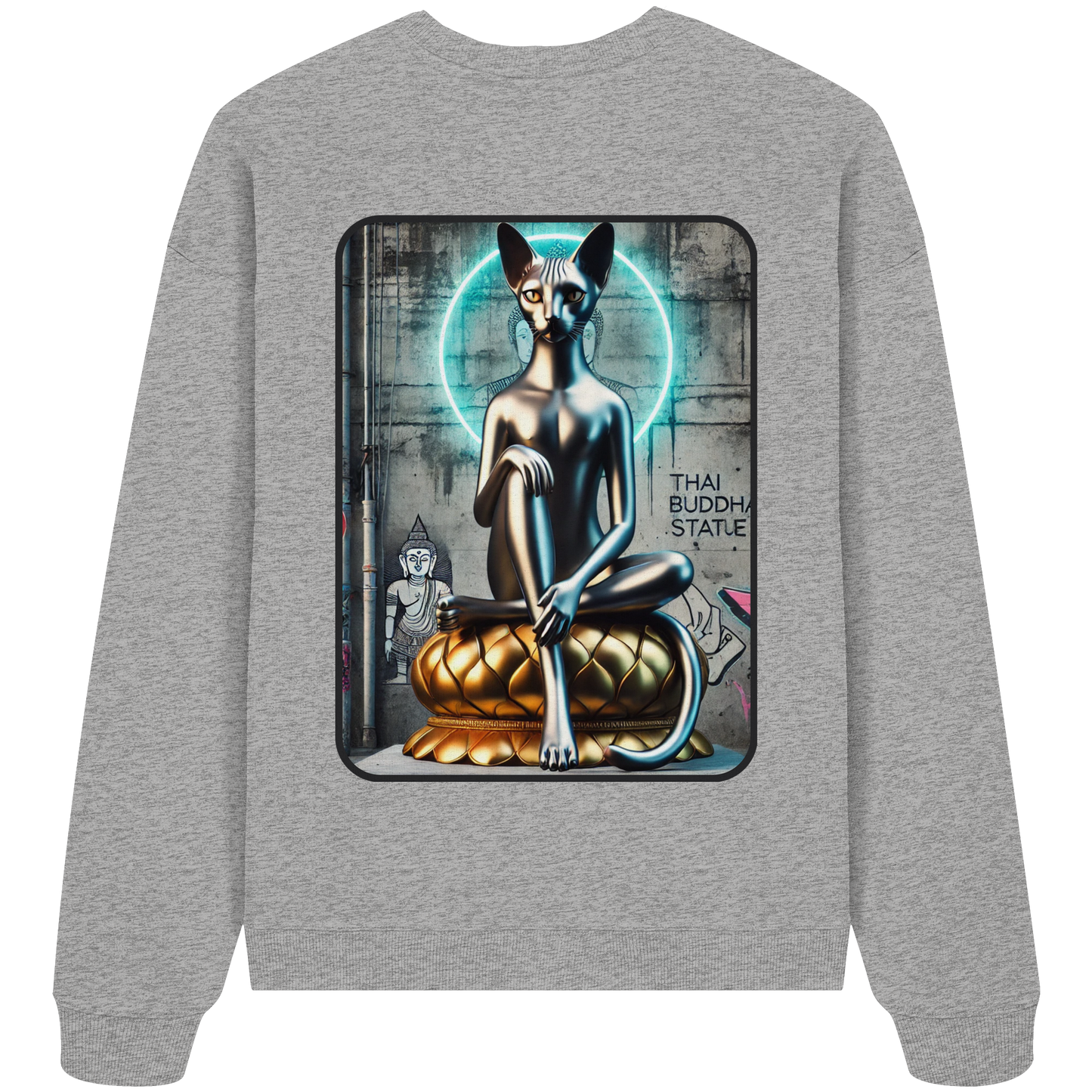 Mystic Cat - Organic Oversize Sweatshirt