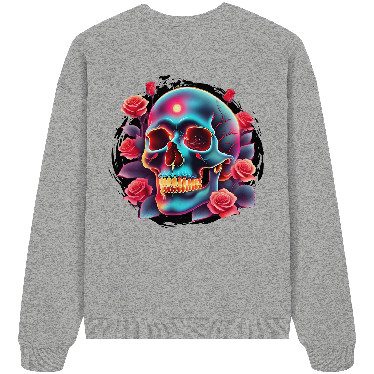 Glow Skull - Organic Oversized Sweatshirt