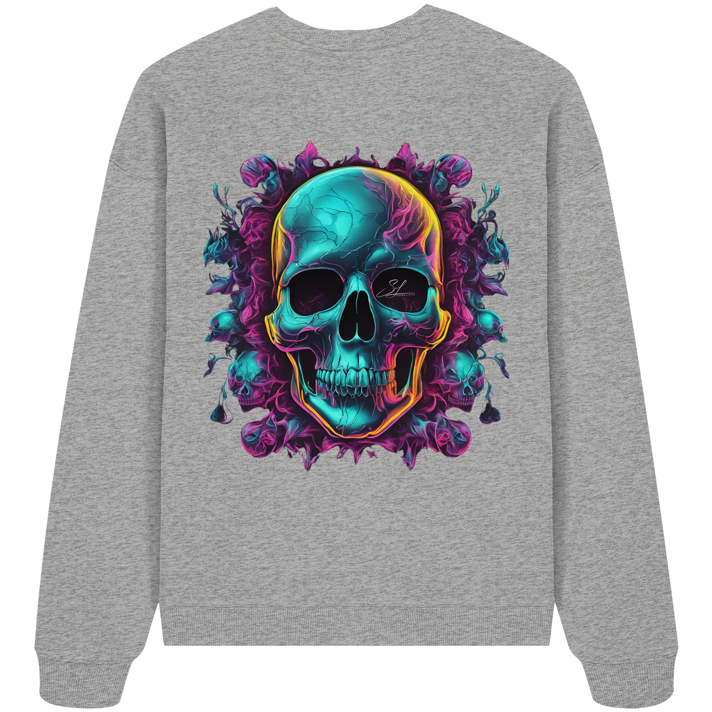 Galactic Skull - Organic Oversize Sweatshirt