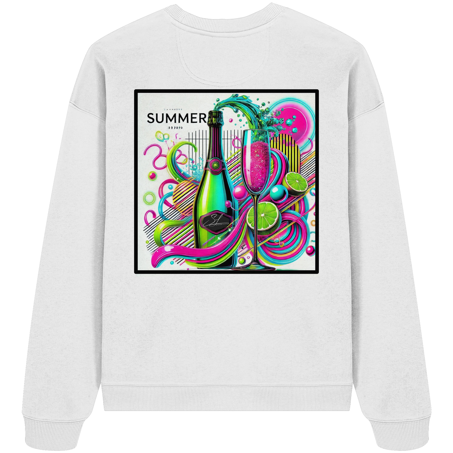 Neon Fresh - Organic Oversize Sweatshirt