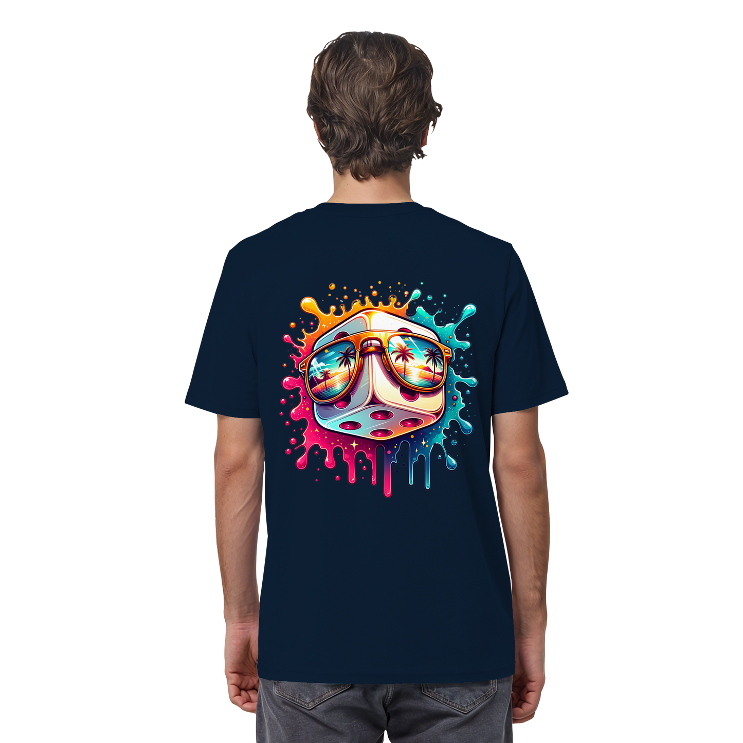 Sunset Vibes Dice - Organic Shirt
