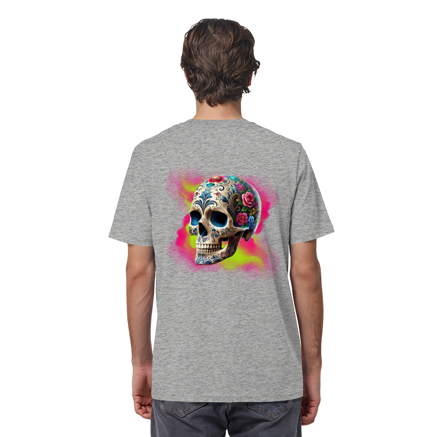 Floral Skull - Organic Shirt