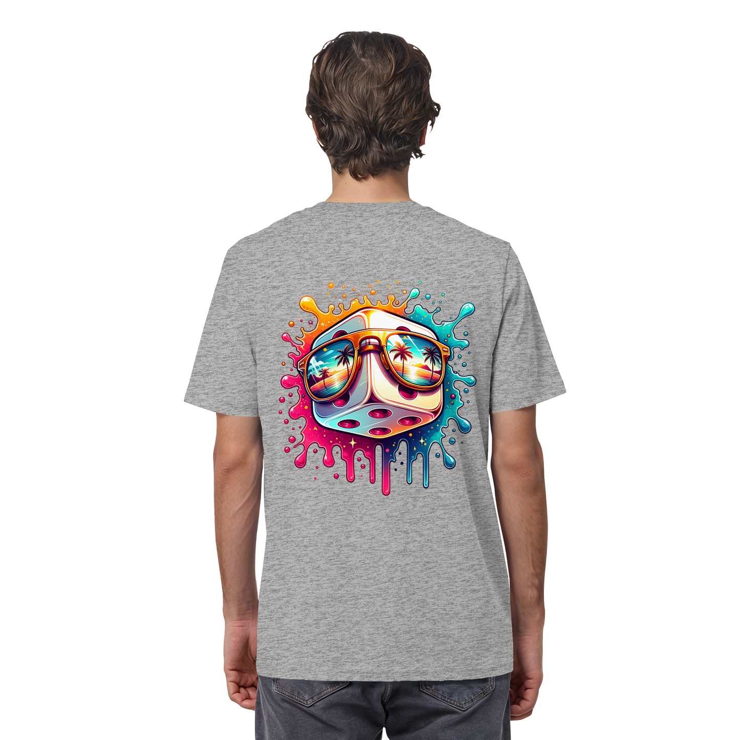 Sunset Vibes Dice - Organic Shirt
