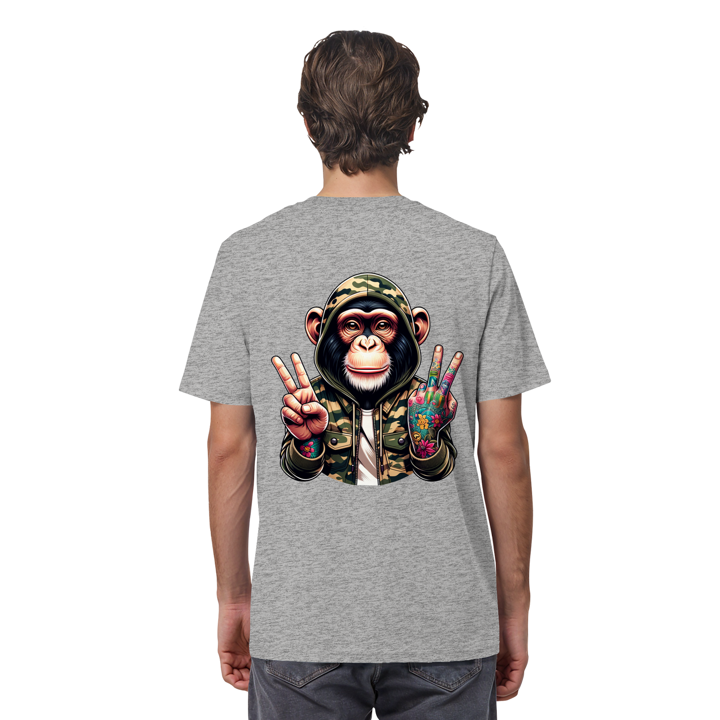 Jungle Ink Monkey - Organic Shirt