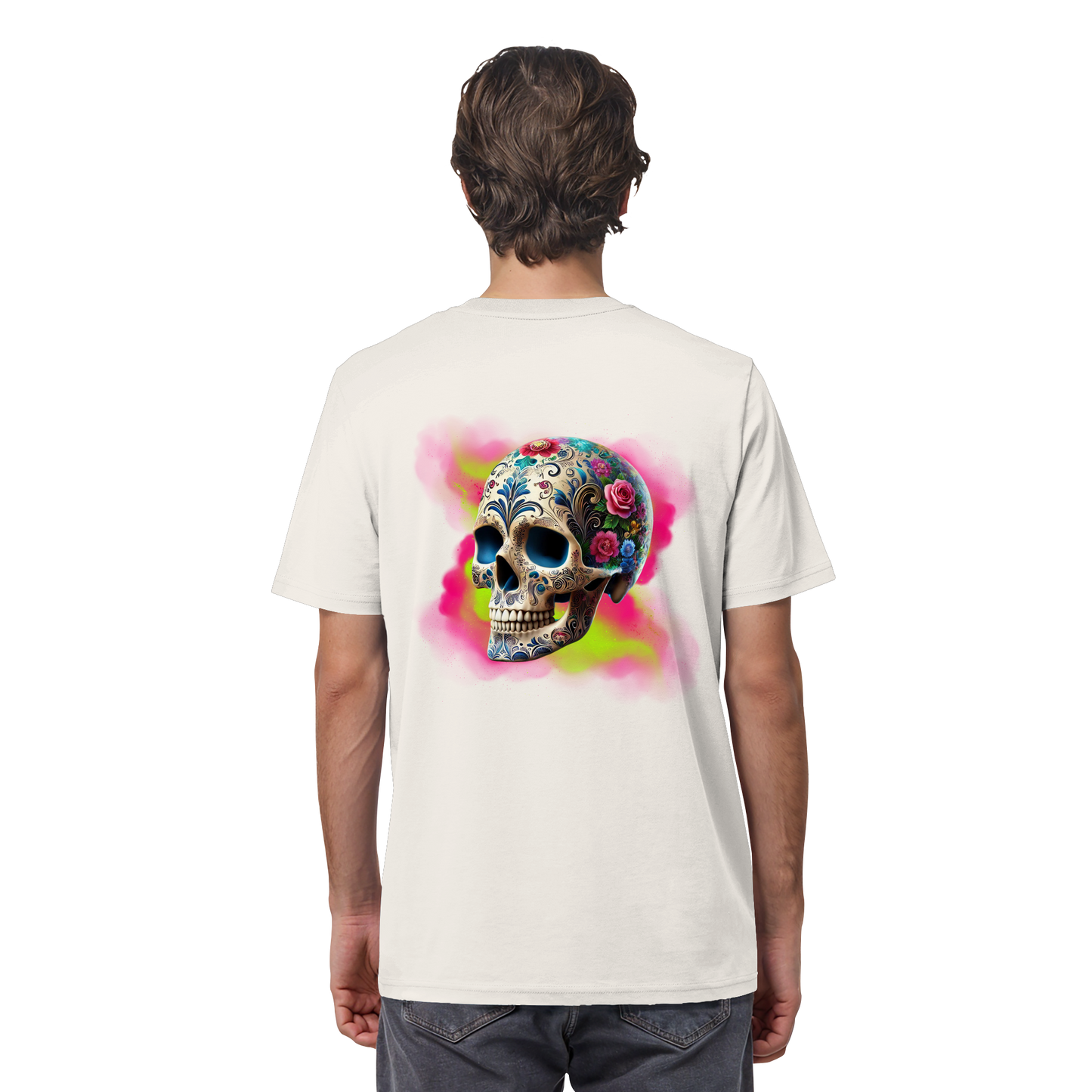 Floral Skull - Organic Shirt