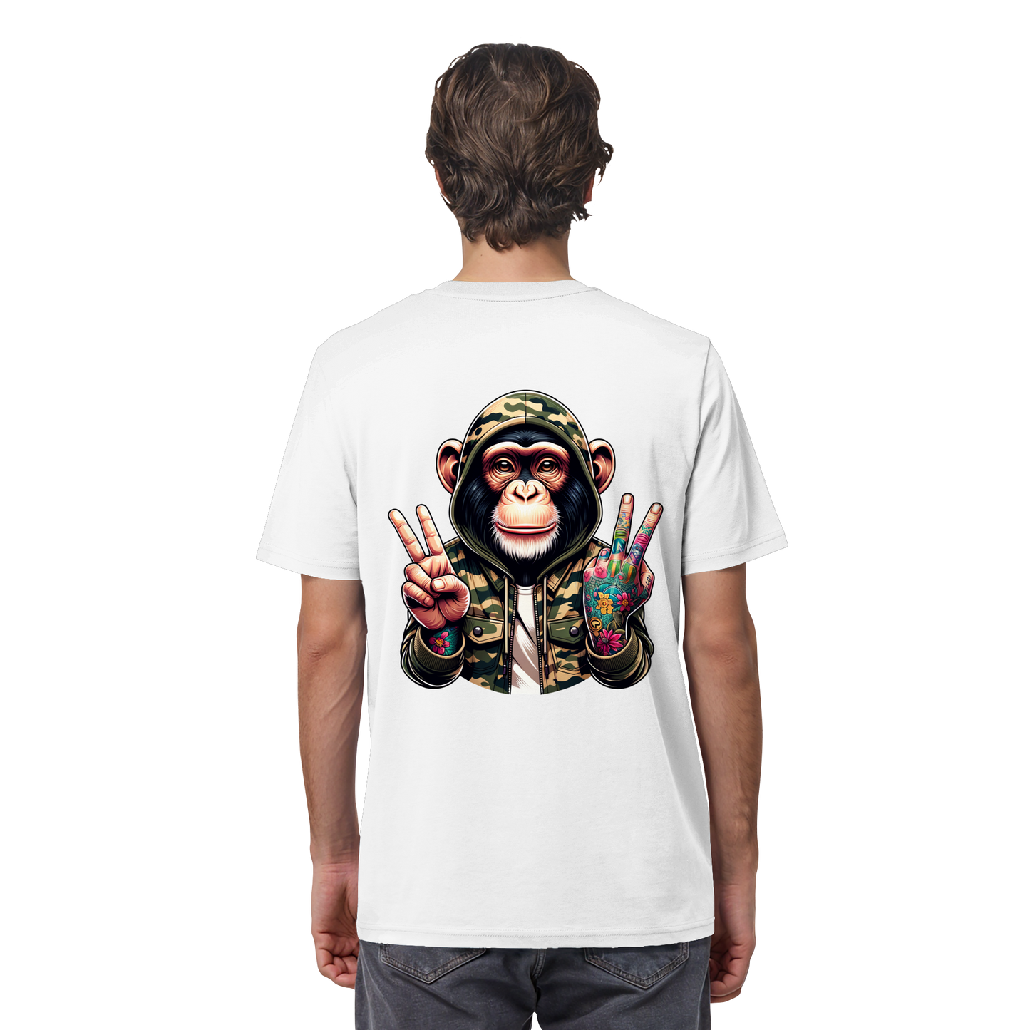 Jungle Ink Monkey - Organic Shirt