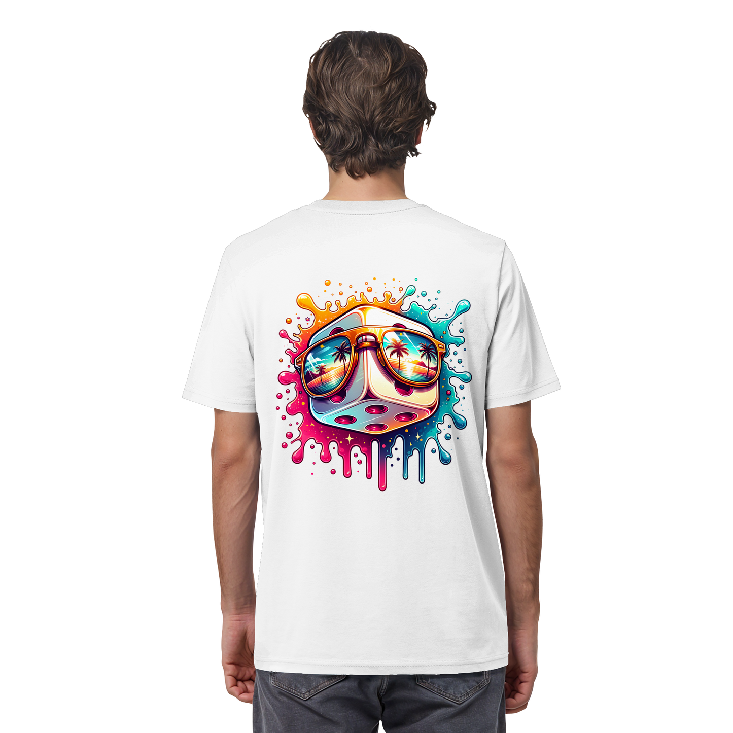 Sunset Vibes Dice - Organic Shirt
