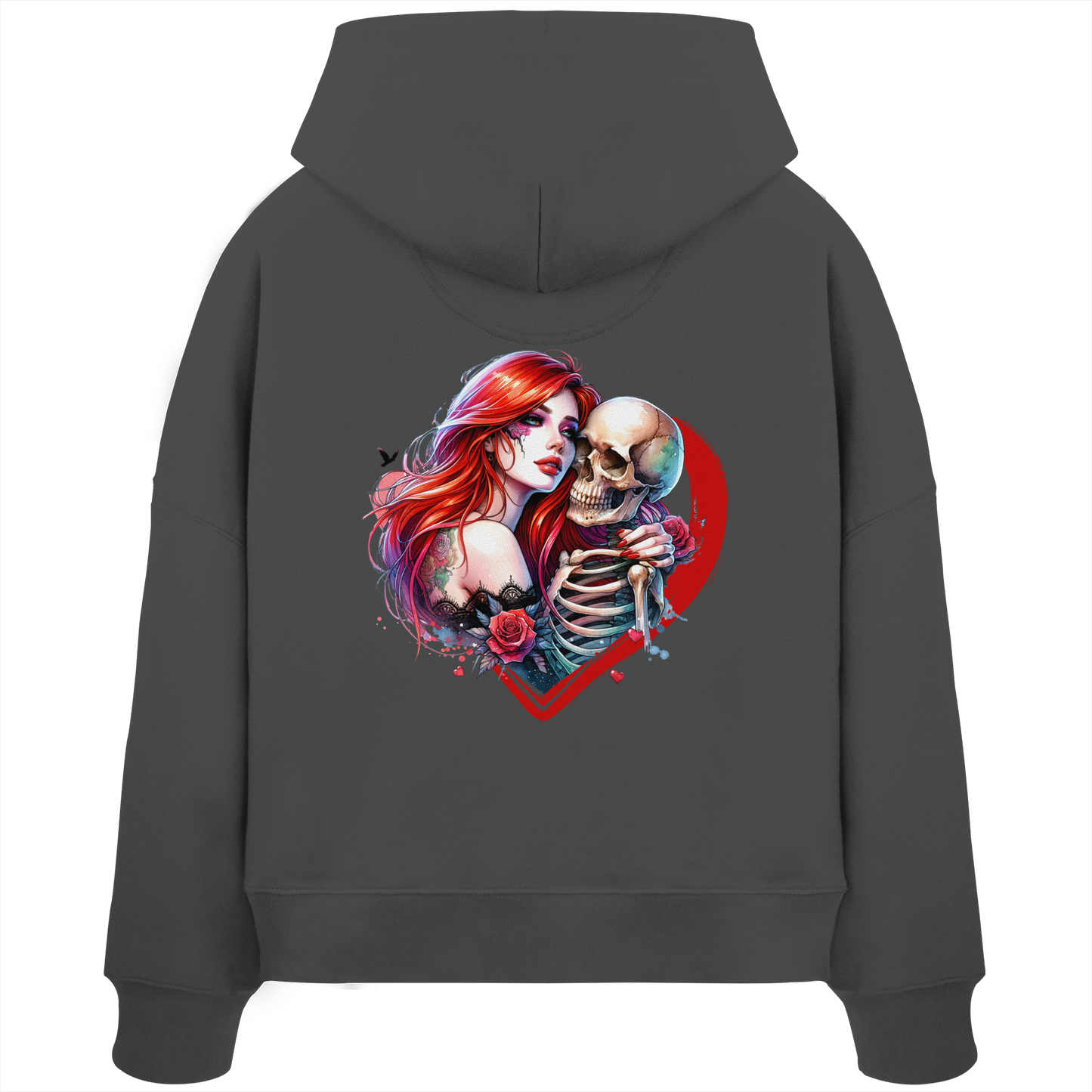 Forever Love - Womens Organic Boxcut Hoodie