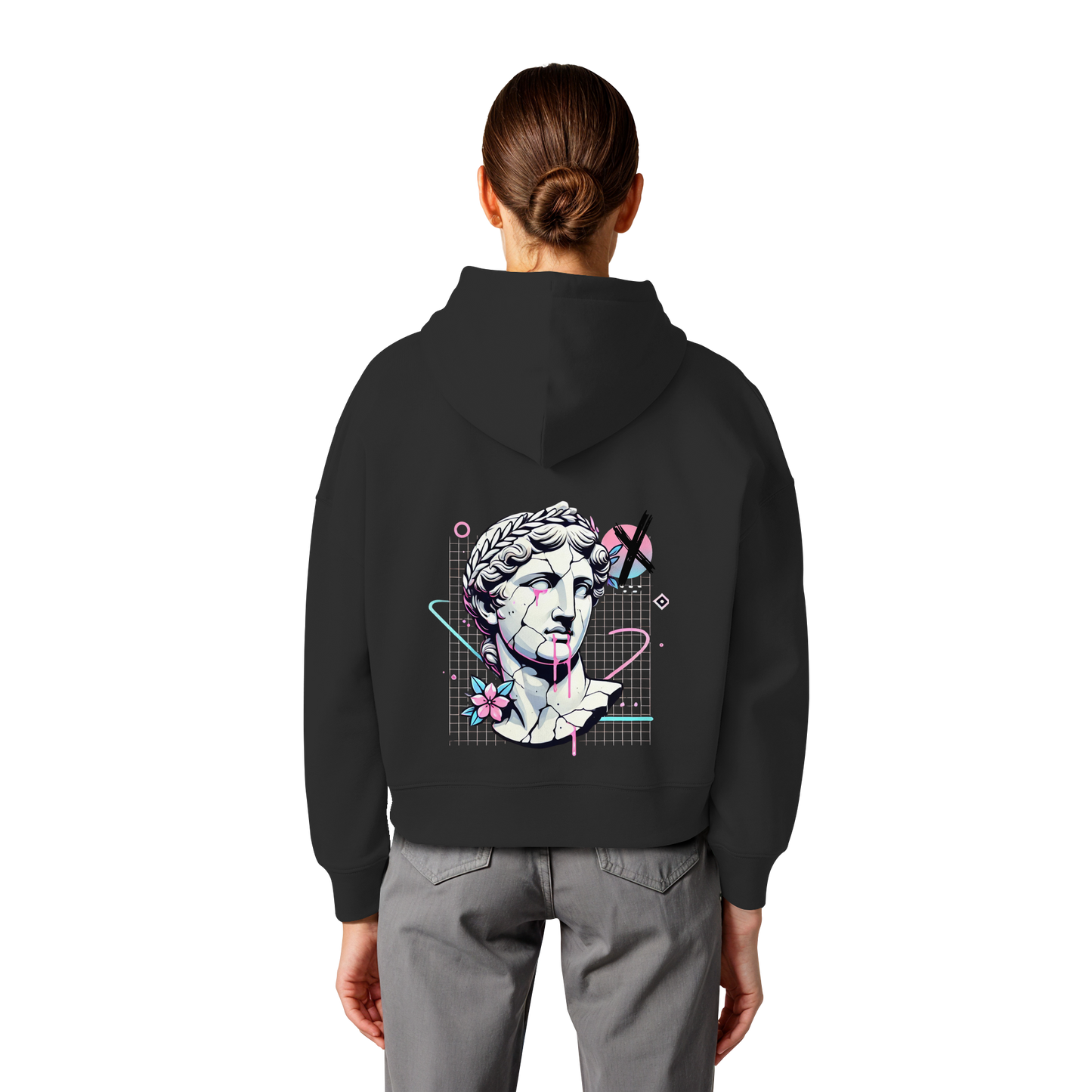 Mystic Head - Womens Organic Boxcut Hoodie
